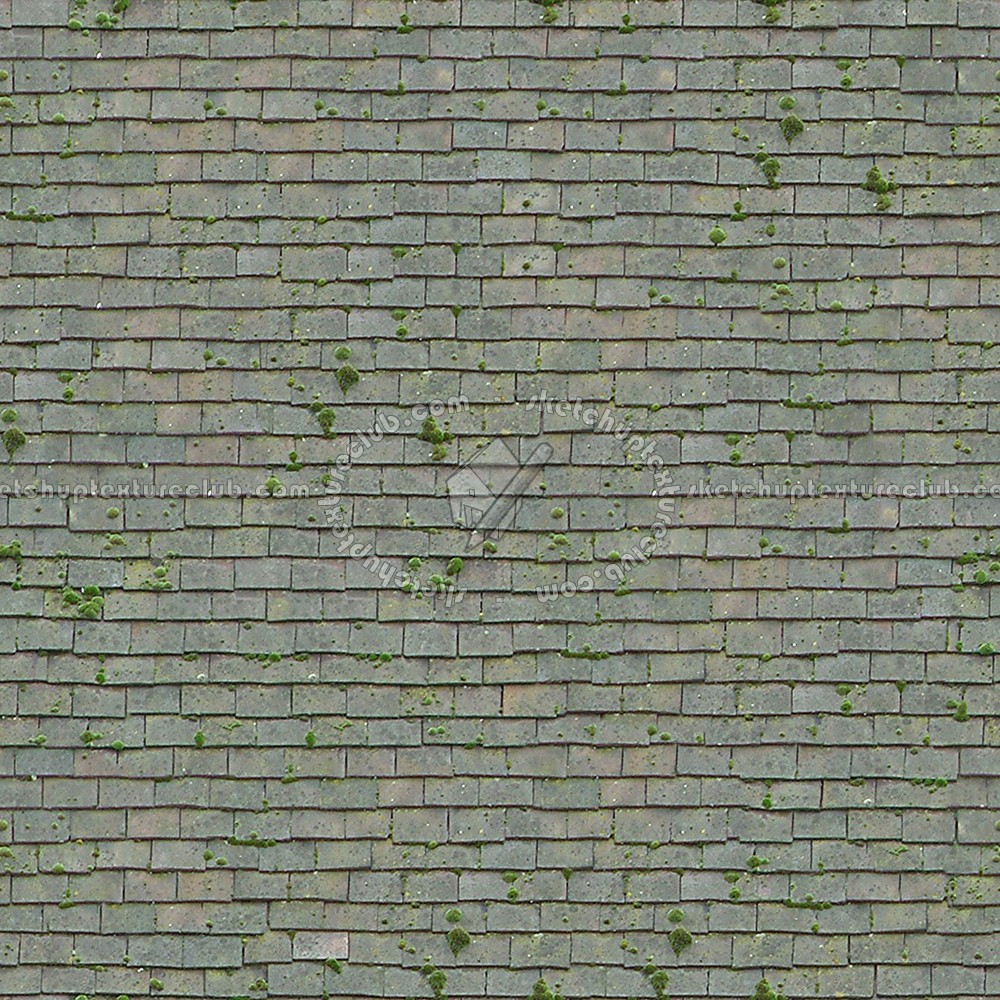 Textures - ARCHITECTURE - ROOFINGS - Flat roofs - 058 England old flat clay roof tiles texture seamless 03589 (seamless)
