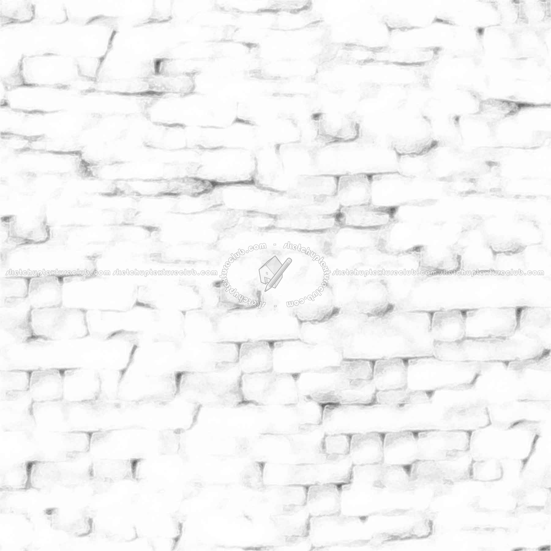 Textures   -   ARCHITECTURE   -   STONES WALLS   -   Damaged walls  - Damaged wall stone texture seamless 08235 - Ambient occlusion