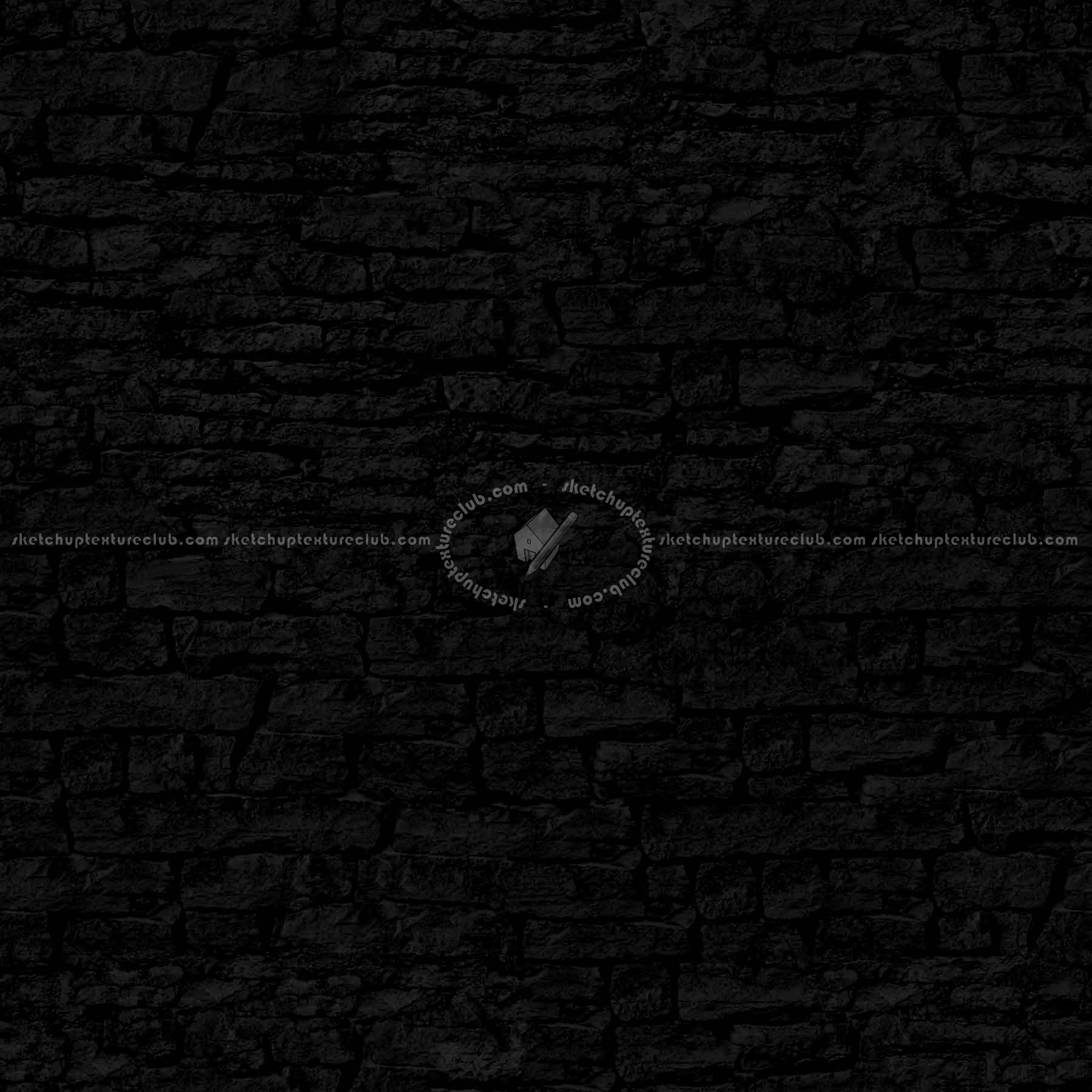 Textures   -   ARCHITECTURE   -   STONES WALLS   -   Damaged walls  - Damaged wall stone texture seamless 08235 - Specular