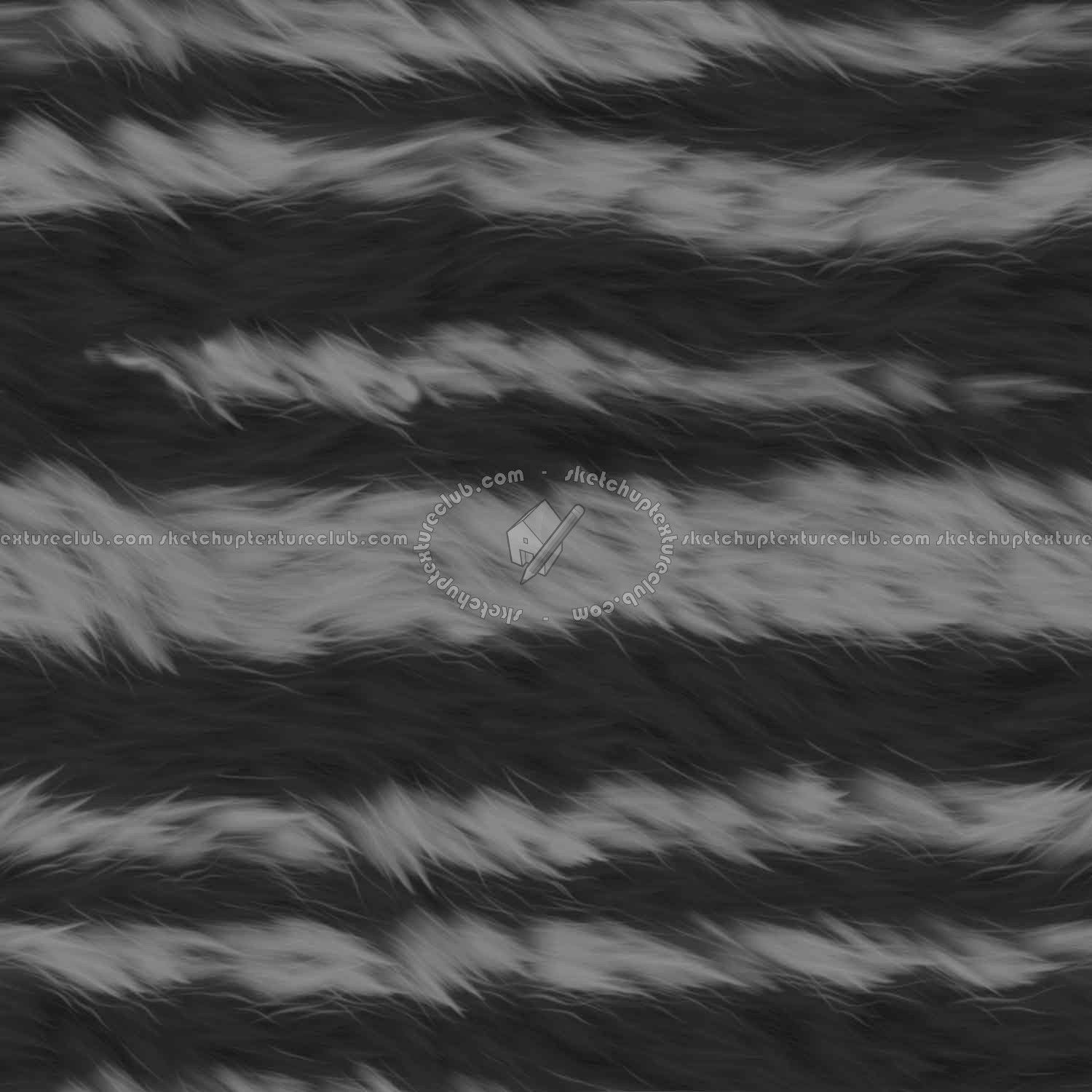 Textures   -   MATERIALS   -   FUR ANIMAL  - Faux fake fur animal texture seamless 09551 - Displacement