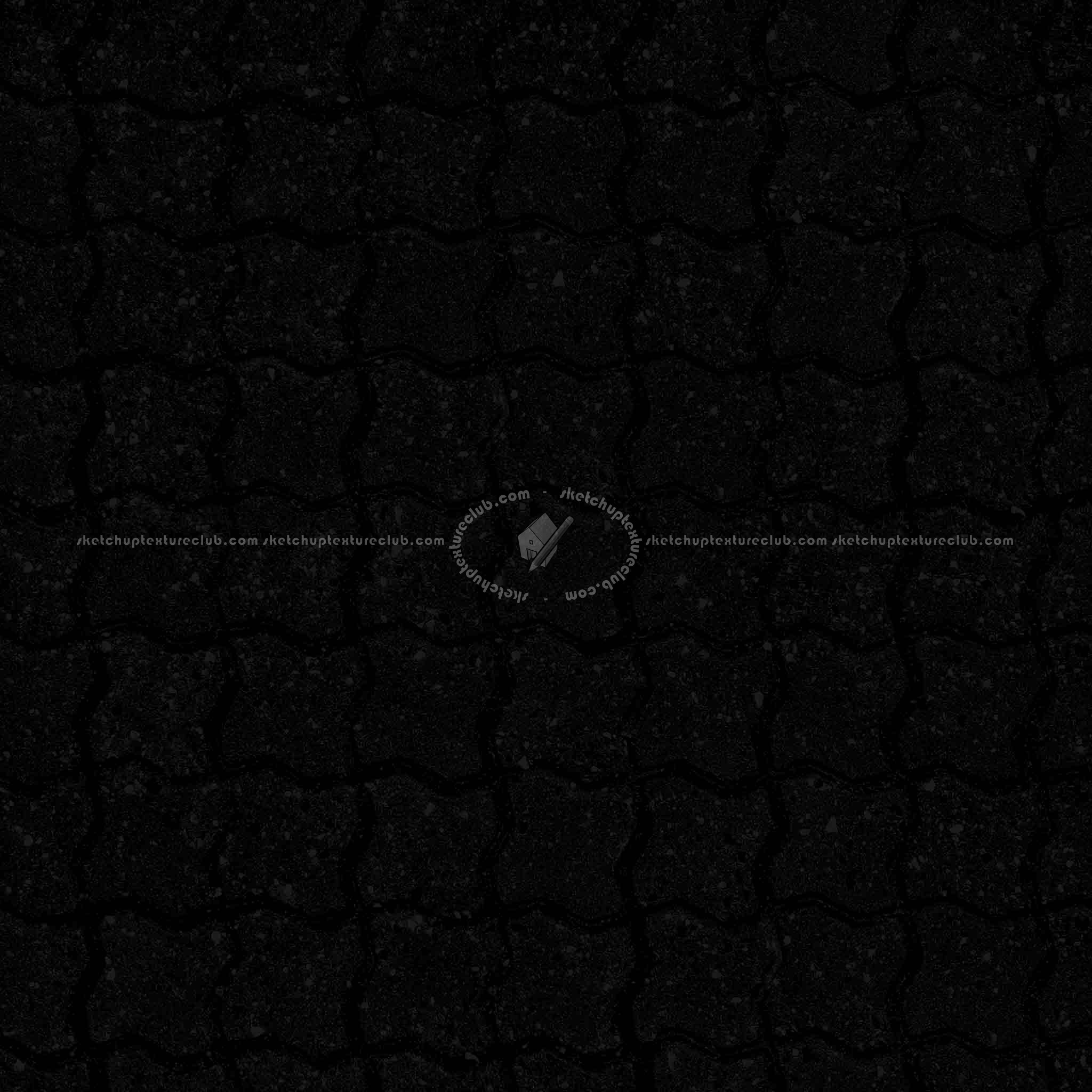 Textures - ARCHITECTURE - PAVING OUTDOOR - Concrete - Blocks regular - Paving concrete regular block texture seamless 05626 - Specular