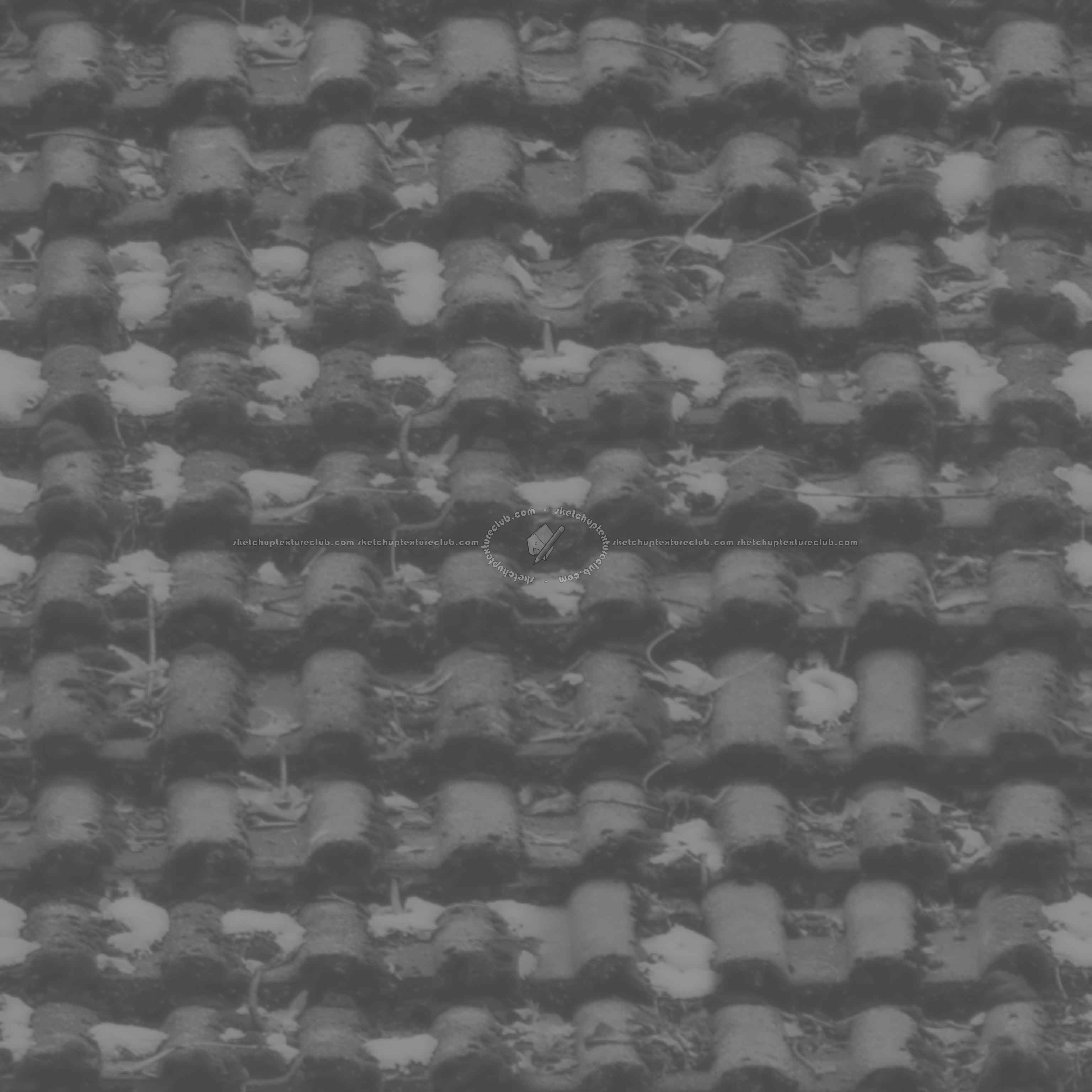Textures   -   ARCHITECTURE   -   ROOFINGS   -   Snowy roofs  - Snowy roof texture seamless 04029 - Displacement