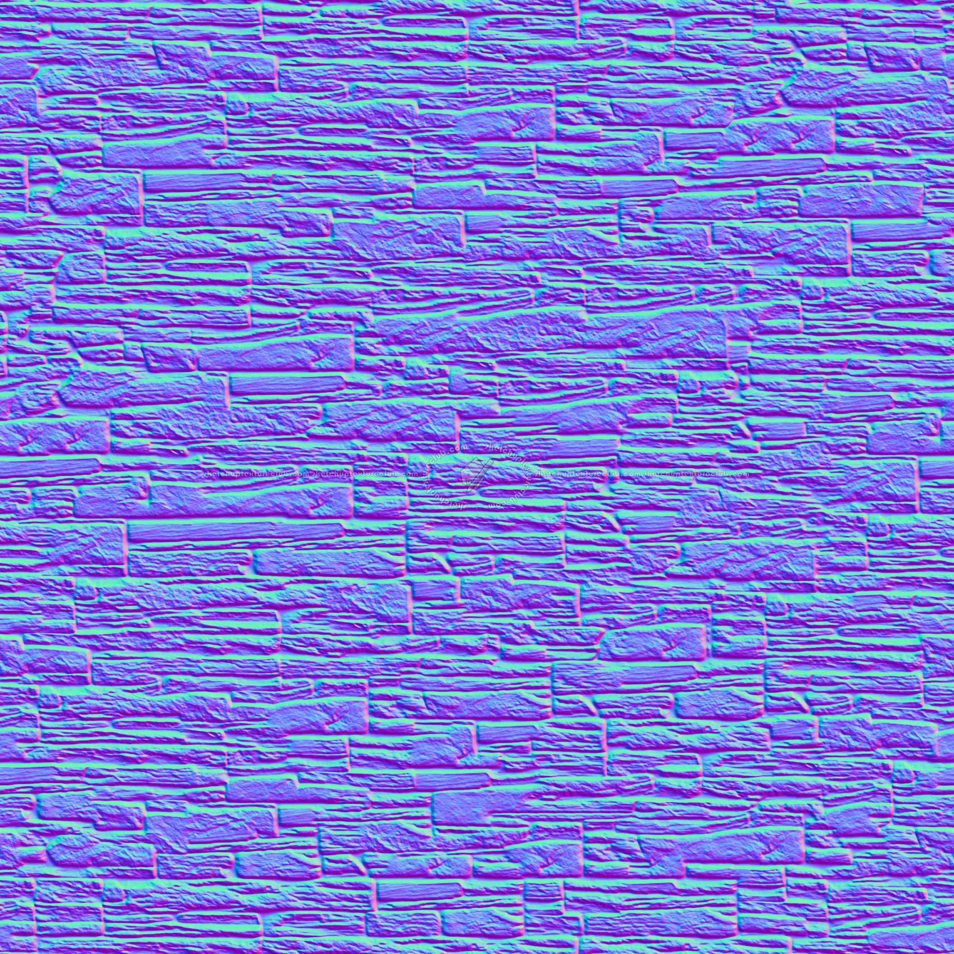 Textures   -   ARCHITECTURE   -   STONES WALLS   -   Claddings stone   -   Stacked slabs  - Stacked slabs walls stone texture seamless 08134 - Normal