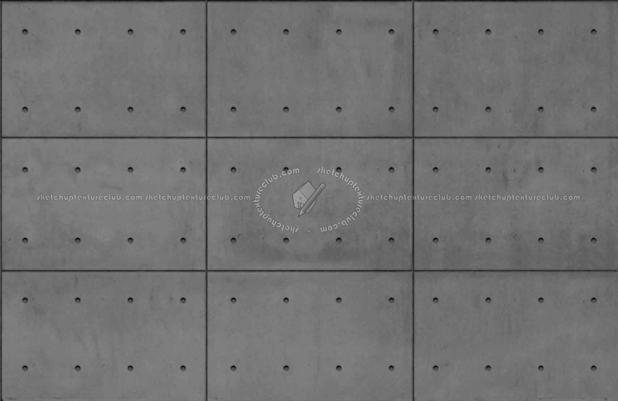 Textures   -   ARCHITECTURE   -   CONCRETE   -   Plates   -   Tadao Ando  - Tadao ando concrete plates seamless 01815 - Displacement