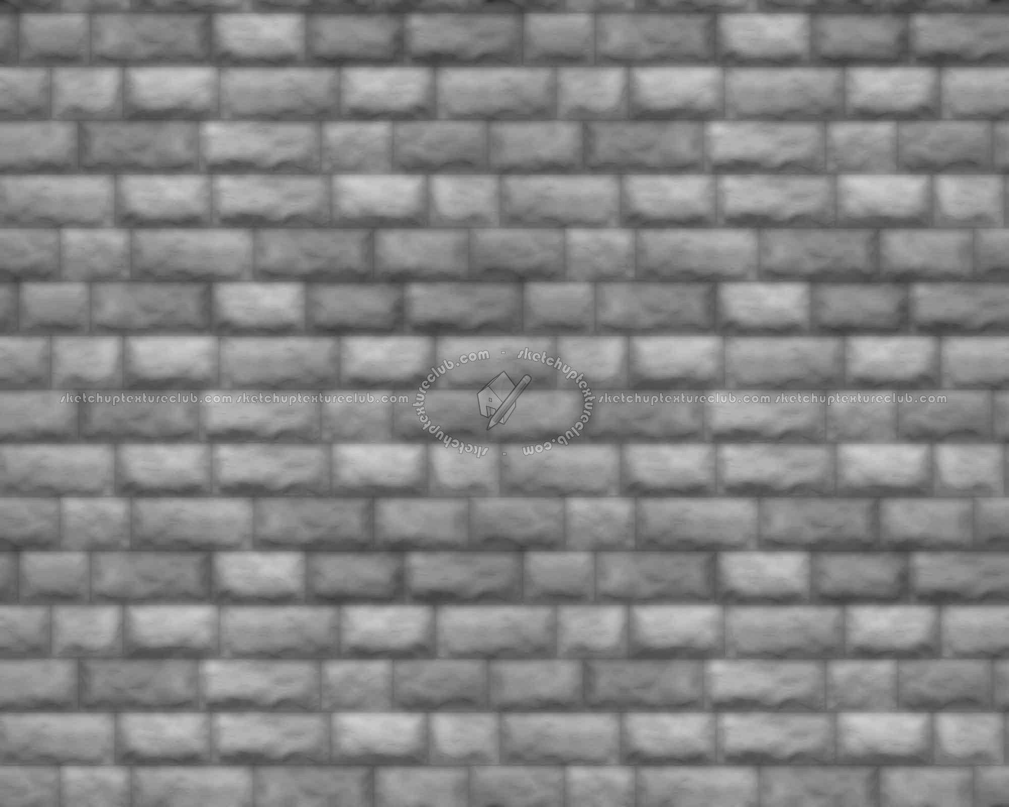 Textures   -   ARCHITECTURE   -   STONES WALLS   -   Claddings stone   -   Exterior  - Wall cladding stone texture seamless 07738 - Displacement