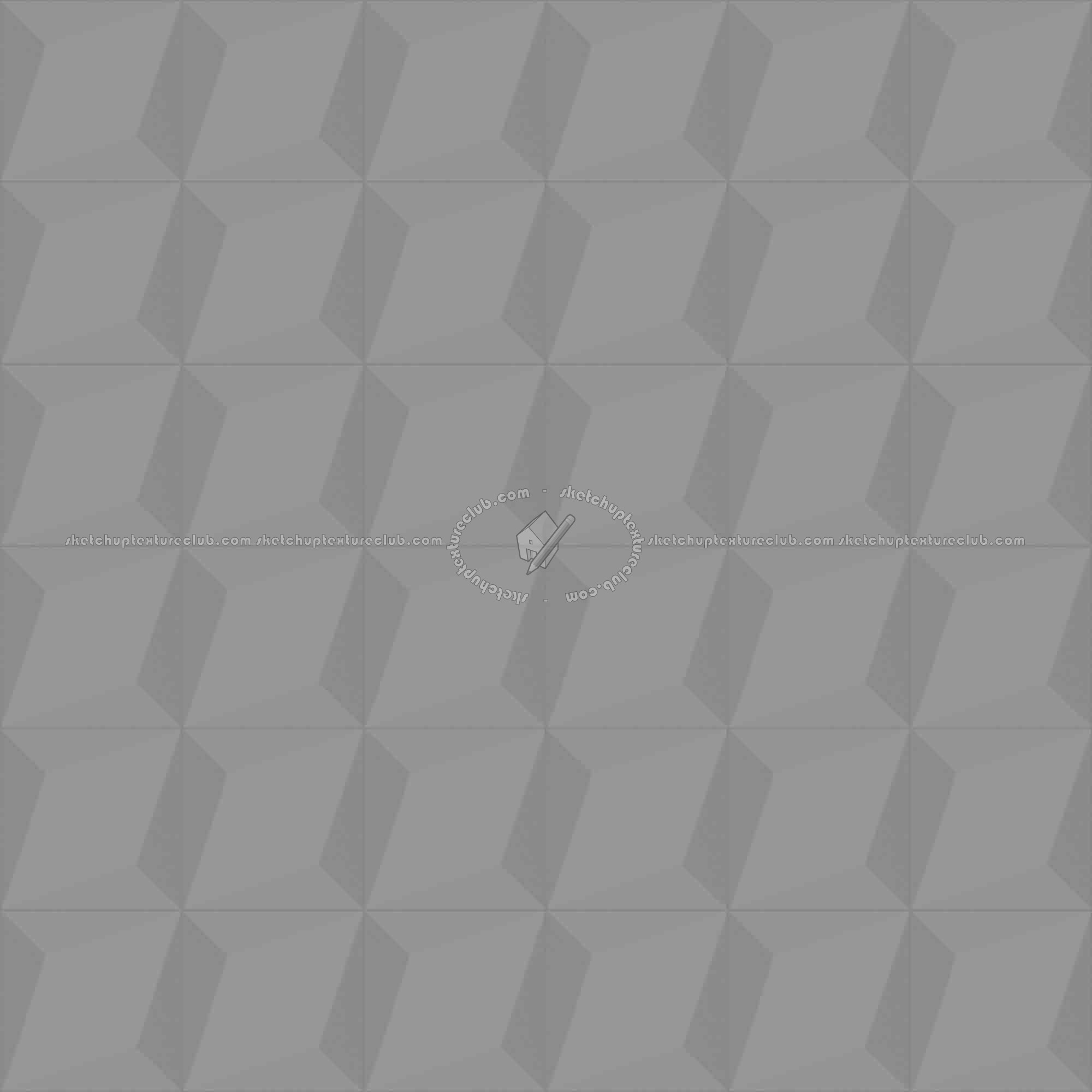 Textures   -   ARCHITECTURE   -   TILES INTERIOR   -   Cement - Encaustic   -   Cement  - Cement concrete tile texture seamless 13325 - Displacement