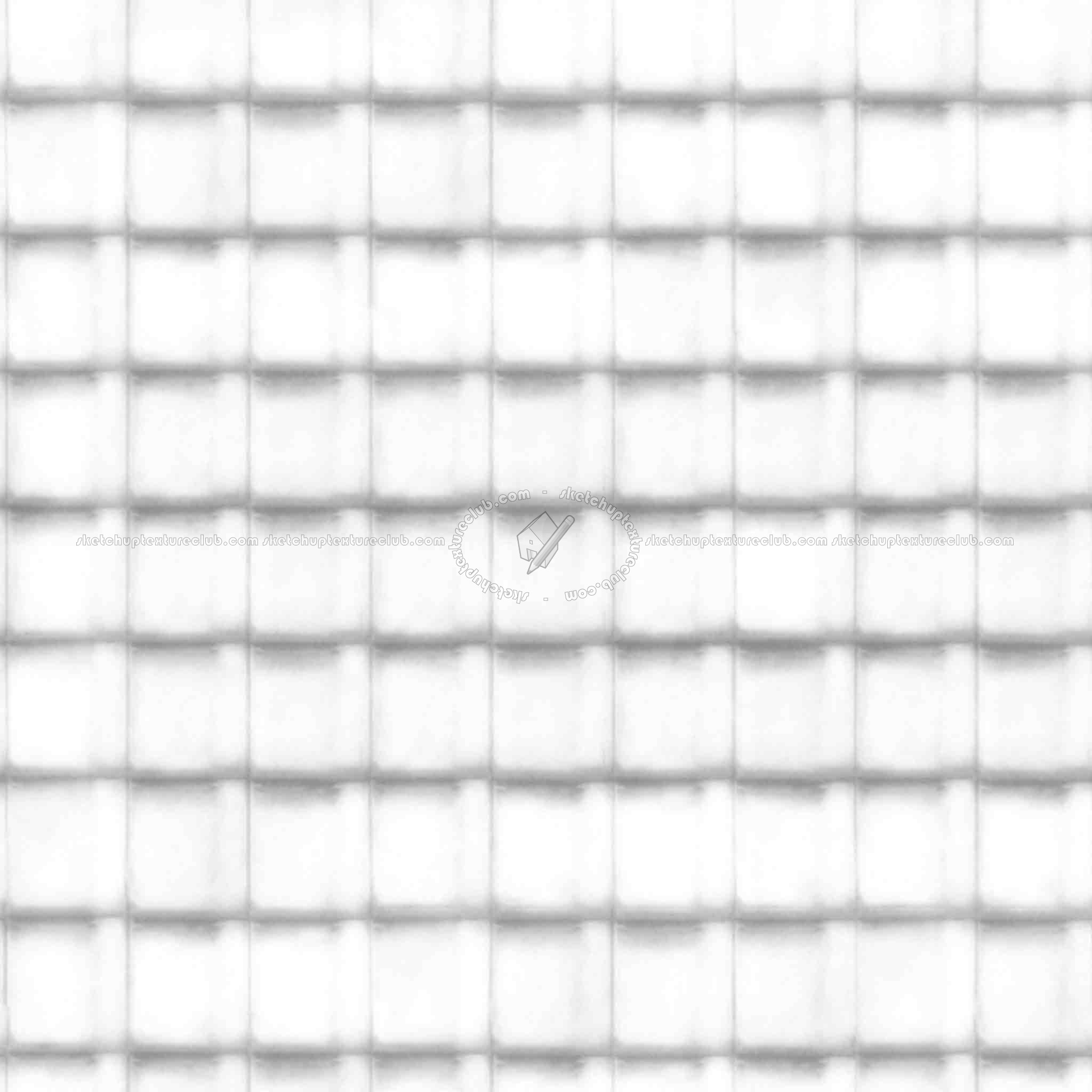 Textures   -   ARCHITECTURE   -   ROOFINGS   -   Clay roofs  - Clay roofing Cote Fleurie texture seamless 03349 - Ambient occlusion