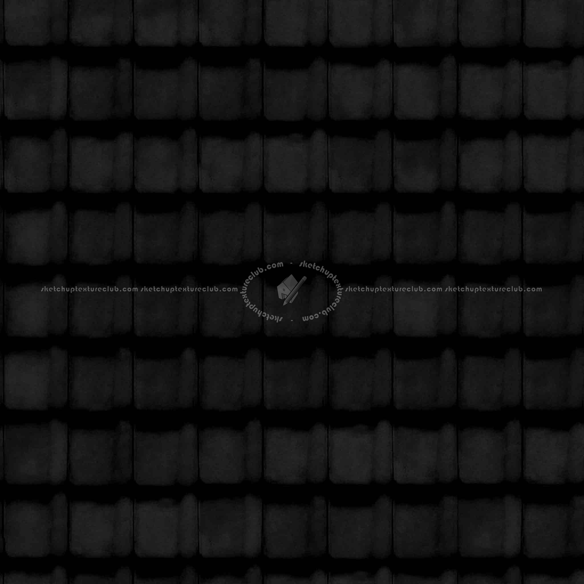 Textures   -   ARCHITECTURE   -   ROOFINGS   -   Clay roofs  - Clay roofing Cote Fleurie texture seamless 03349 - Specular