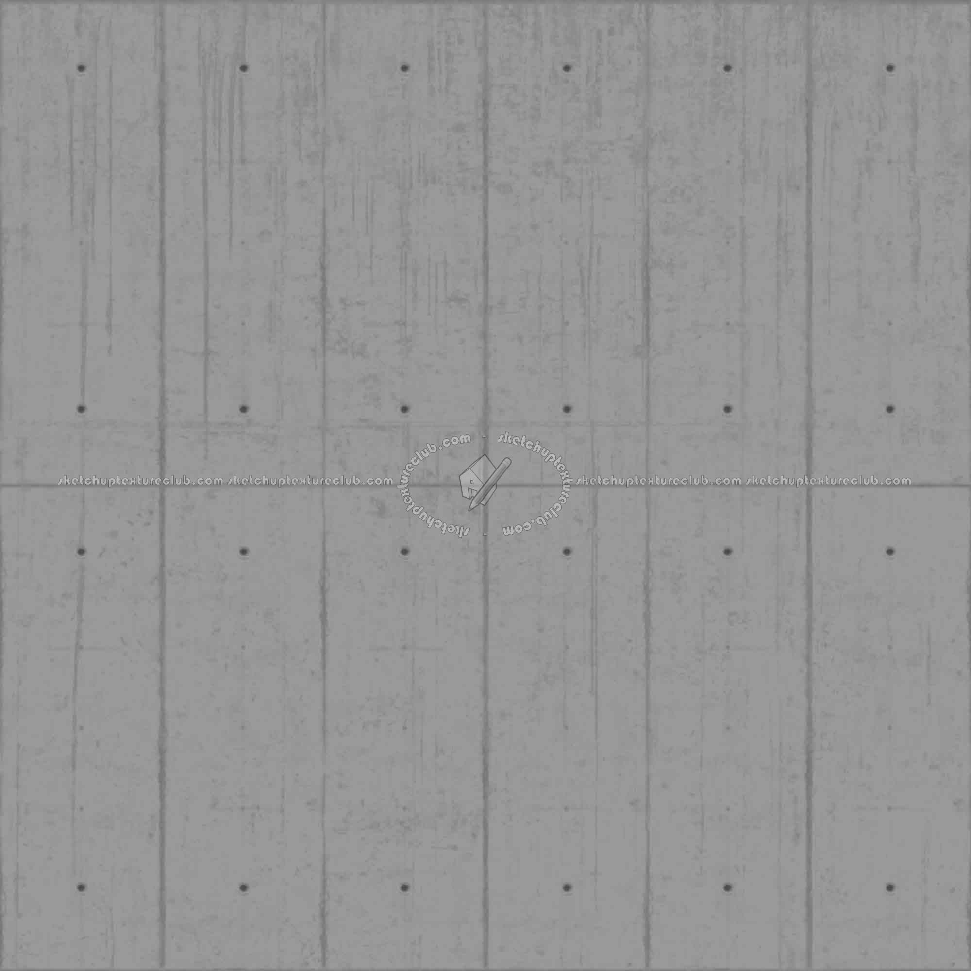 Textures   -   ARCHITECTURE   -   CONCRETE   -   Plates   -   Dirty  - Concrete dirt plates wall texture seamless 01720 - Displacement