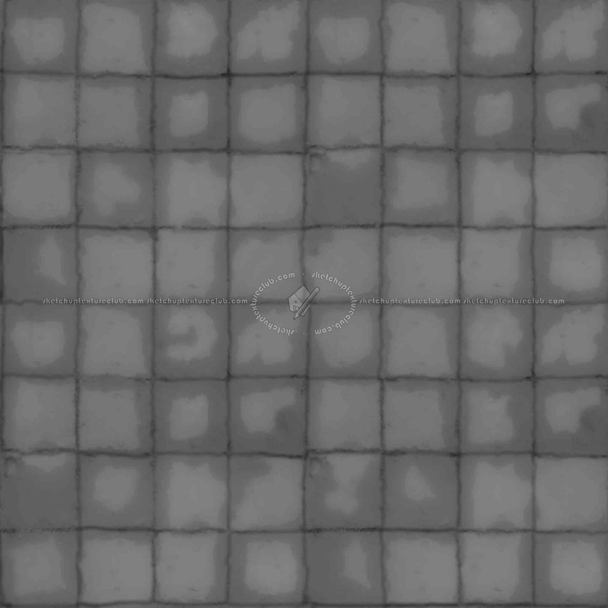 Textures   -   ARCHITECTURE   -   PAVING OUTDOOR   -   Concrete   -   Blocks damaged  - Concrete paving outdoor damaged texture seamless 05489 - Displacement