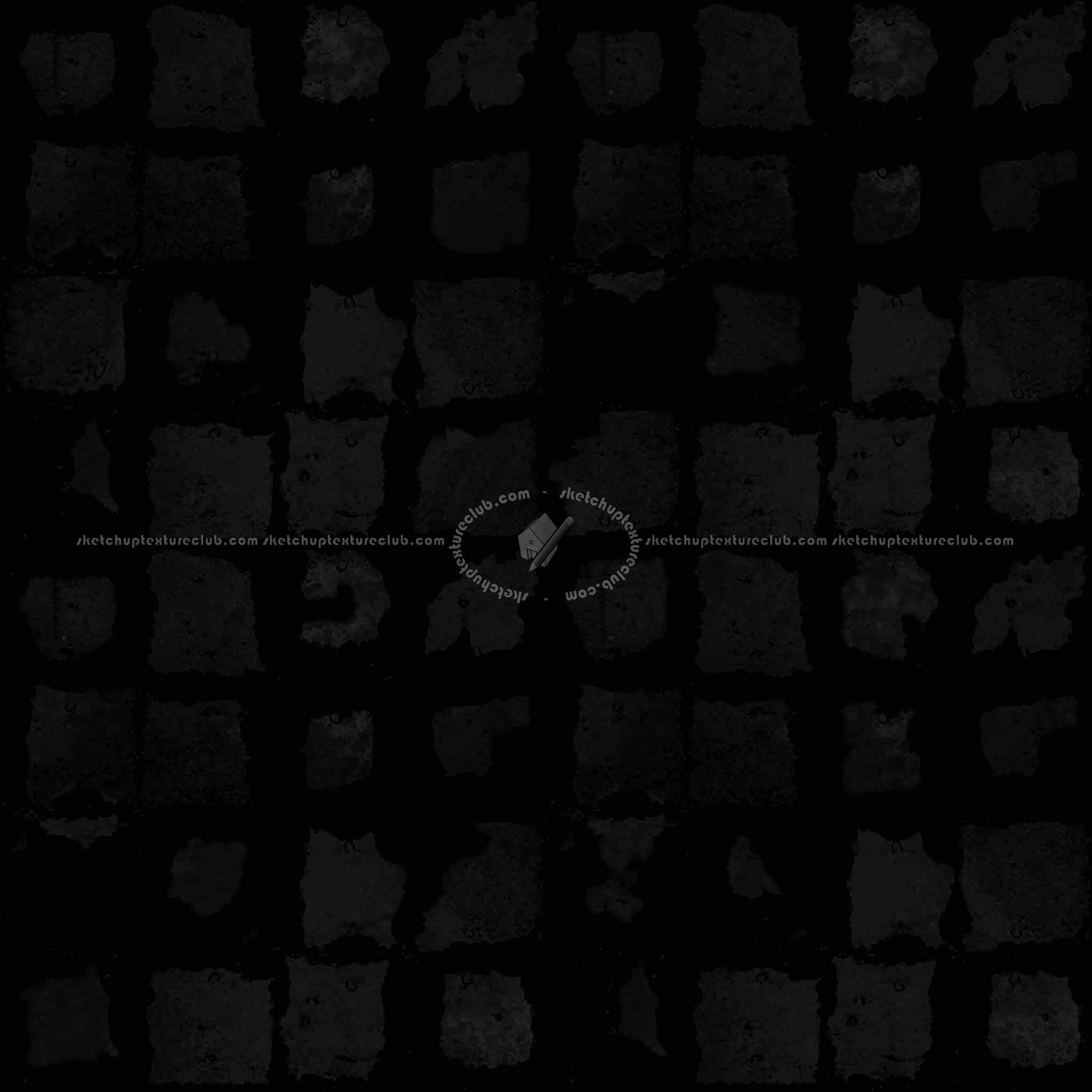 Textures   -   ARCHITECTURE   -   PAVING OUTDOOR   -   Concrete   -   Blocks damaged  - Concrete paving outdoor damaged texture seamless 05489 - Specular