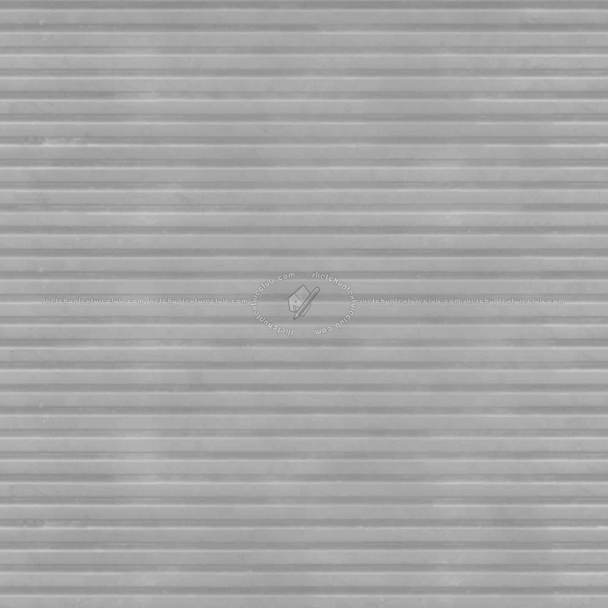 Textures   -   MATERIALS   -   METALS   -   Corrugated  - Corrugated dirty steel texture seamless 09927 - Displacement