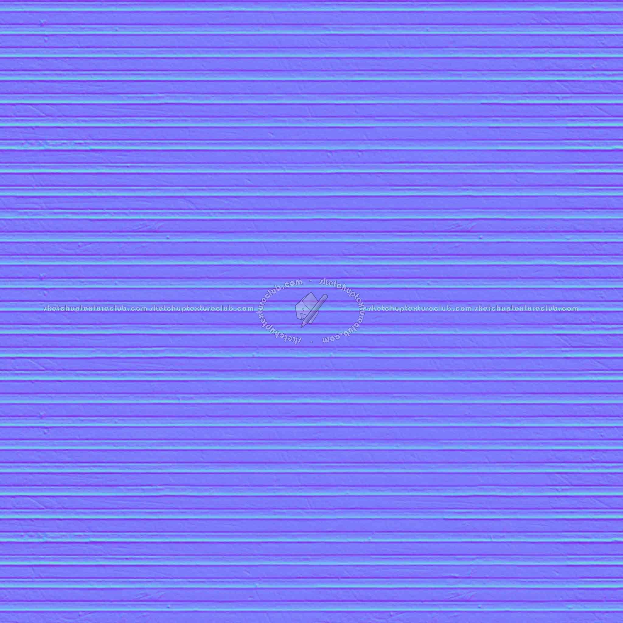 Textures   -   MATERIALS   -   METALS   -   Corrugated  - Corrugated dirty steel texture seamless 09927 - Normal