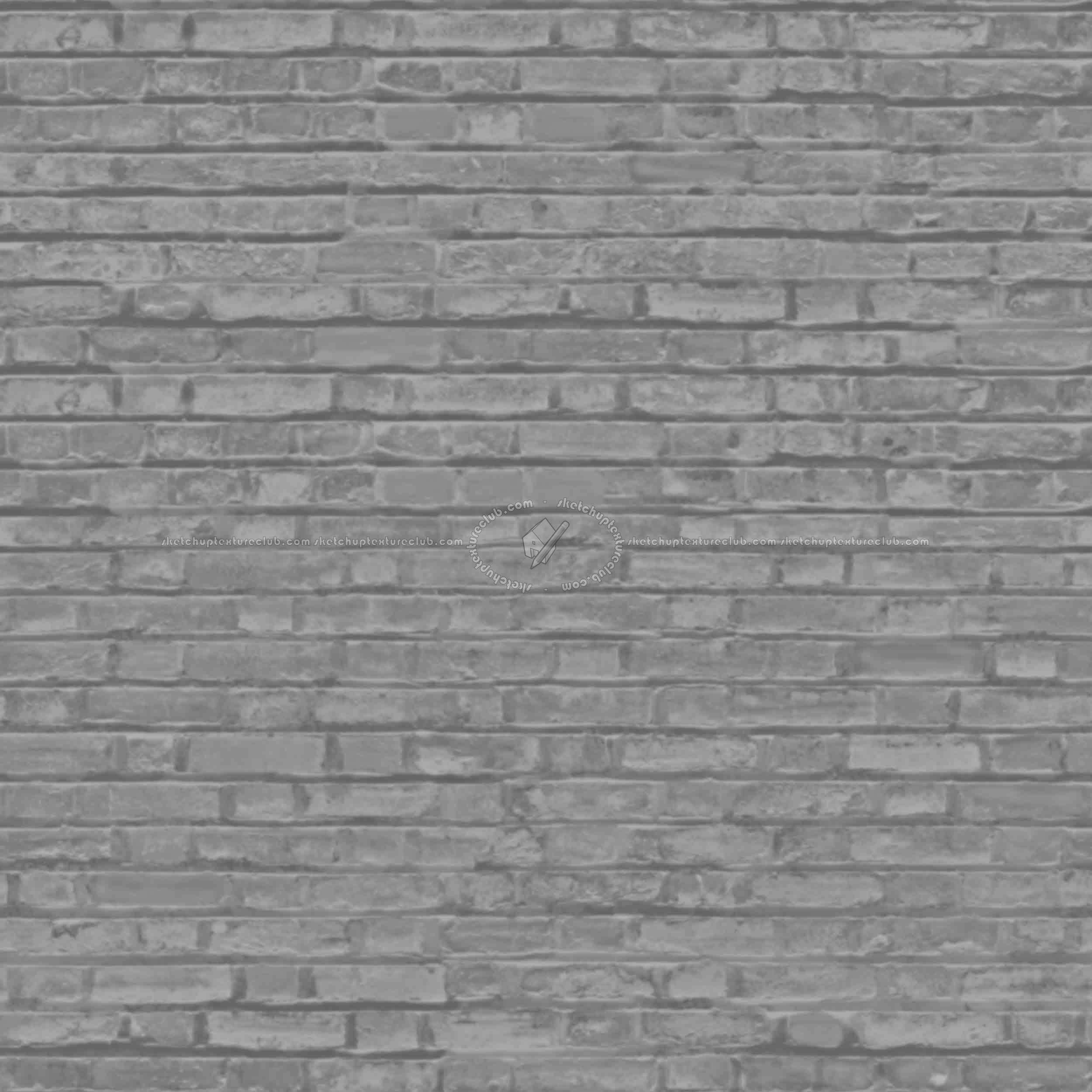 Textures   -   ARCHITECTURE   -   BRICKS   -   Damaged bricks  - Damaged bricks texture seamless 00111 - Displacement