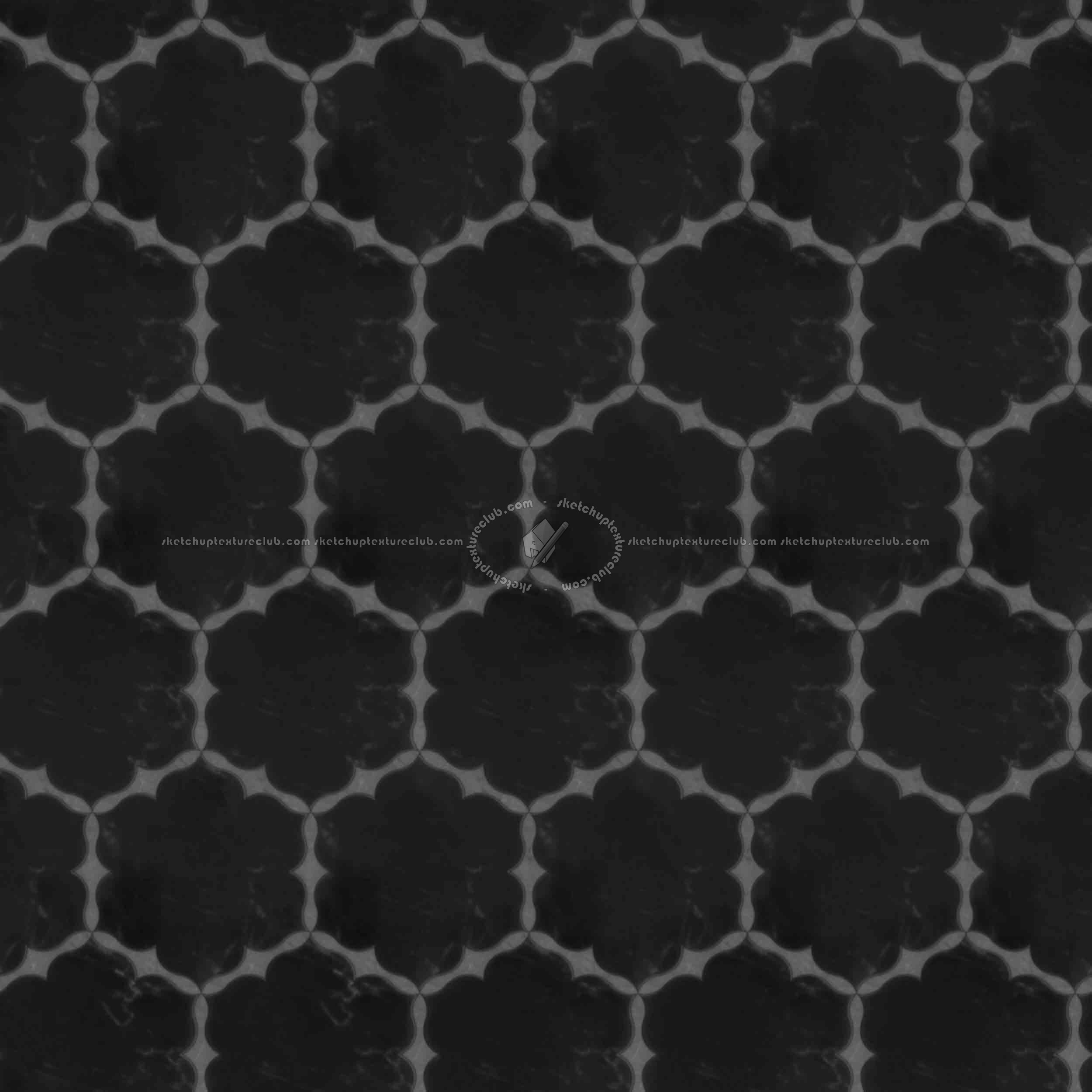 Textures   -   ARCHITECTURE   -   TILES INTERIOR   -   Marble tiles   -   Marble geometric patterns  - Hexagonal white marble tile texture seamless 1 21127 - Specular