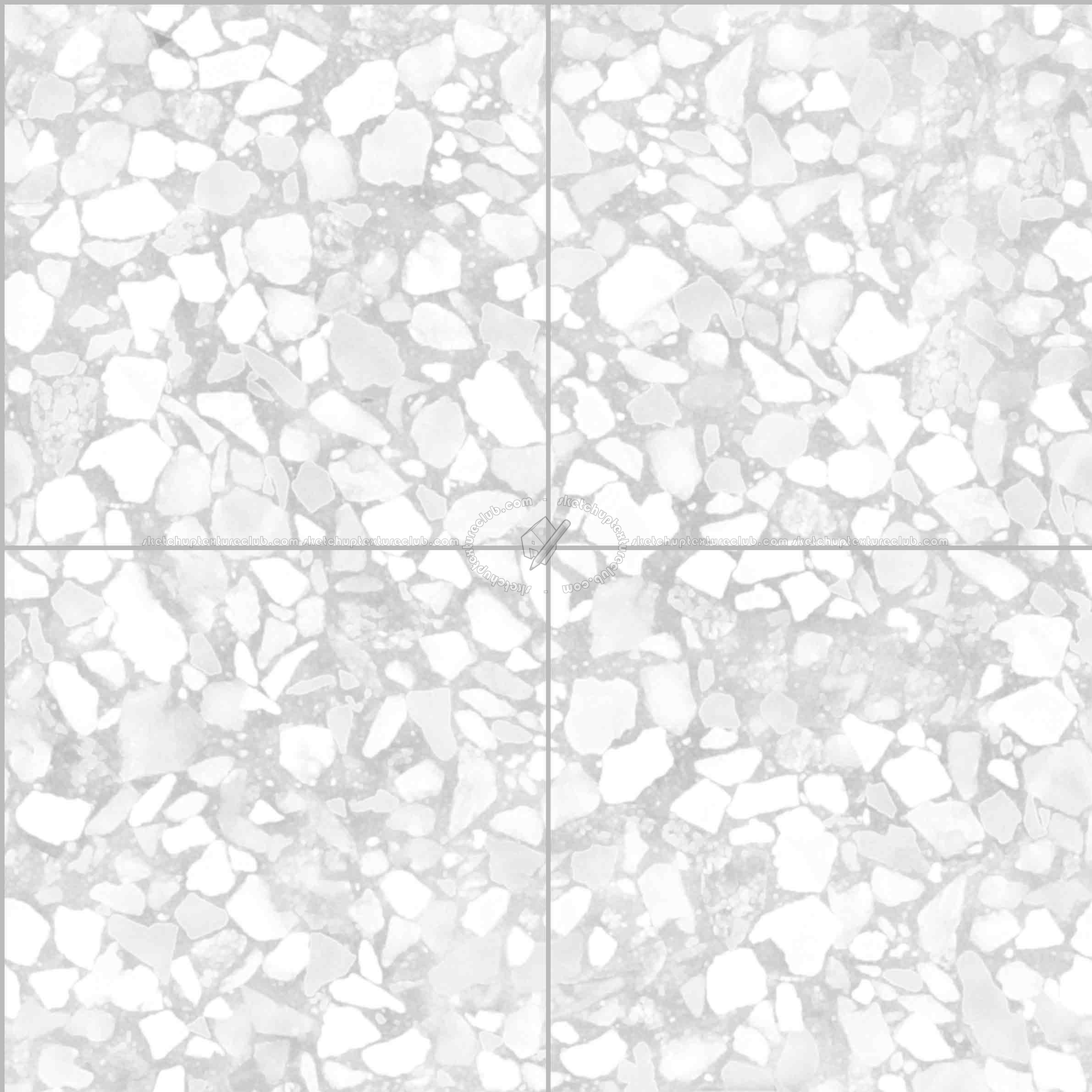 Textures   -   ARCHITECTURE   -   TILES INTERIOR   -   Terrazzo  - terrazzo floor tile PBR texture seamless 21493 - Ambient occlusion