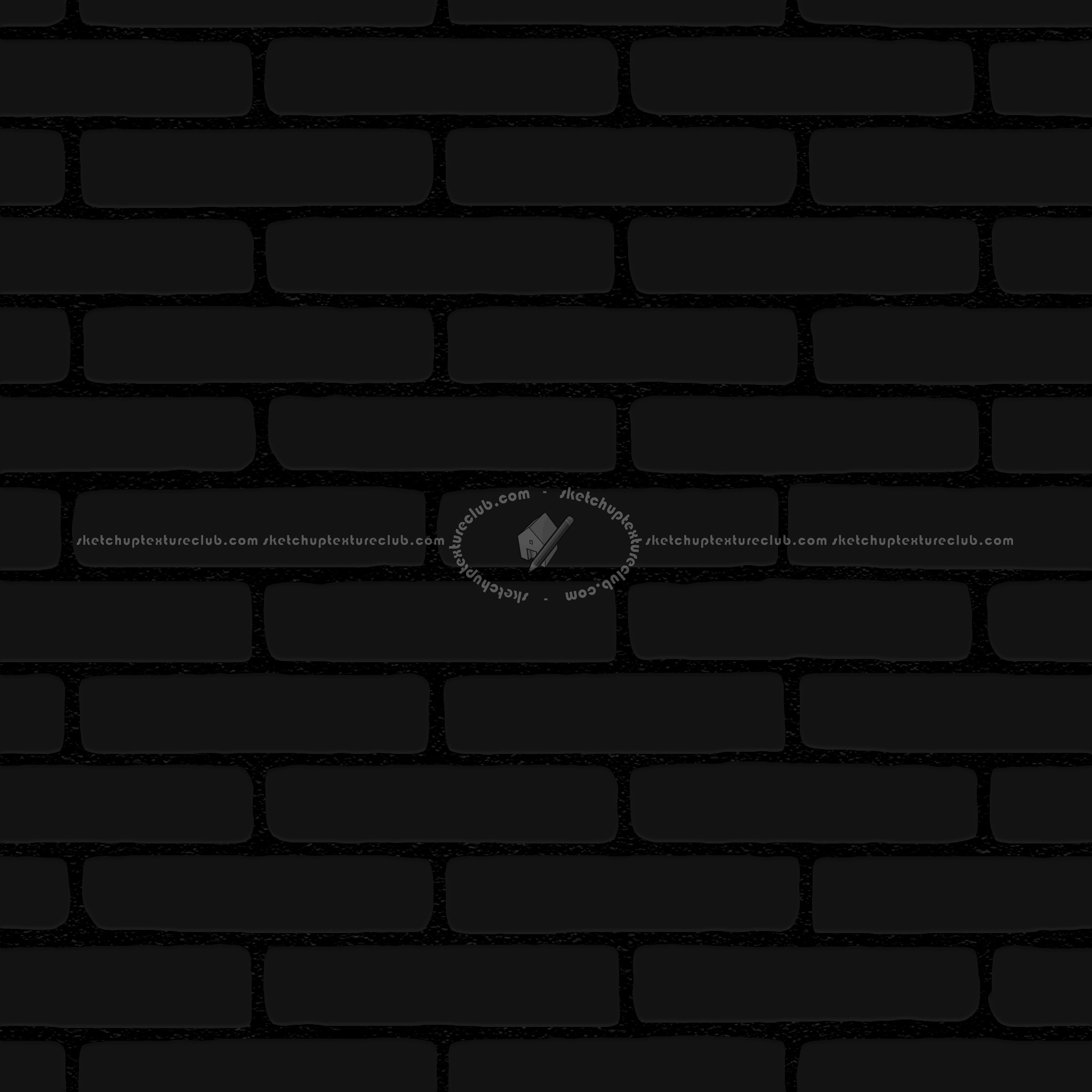 Textures   -   ARCHITECTURE   -   BRICKS   -   Colored Bricks   -   Smooth  - Texture colored bricks smooth seamless 00061 - Specular