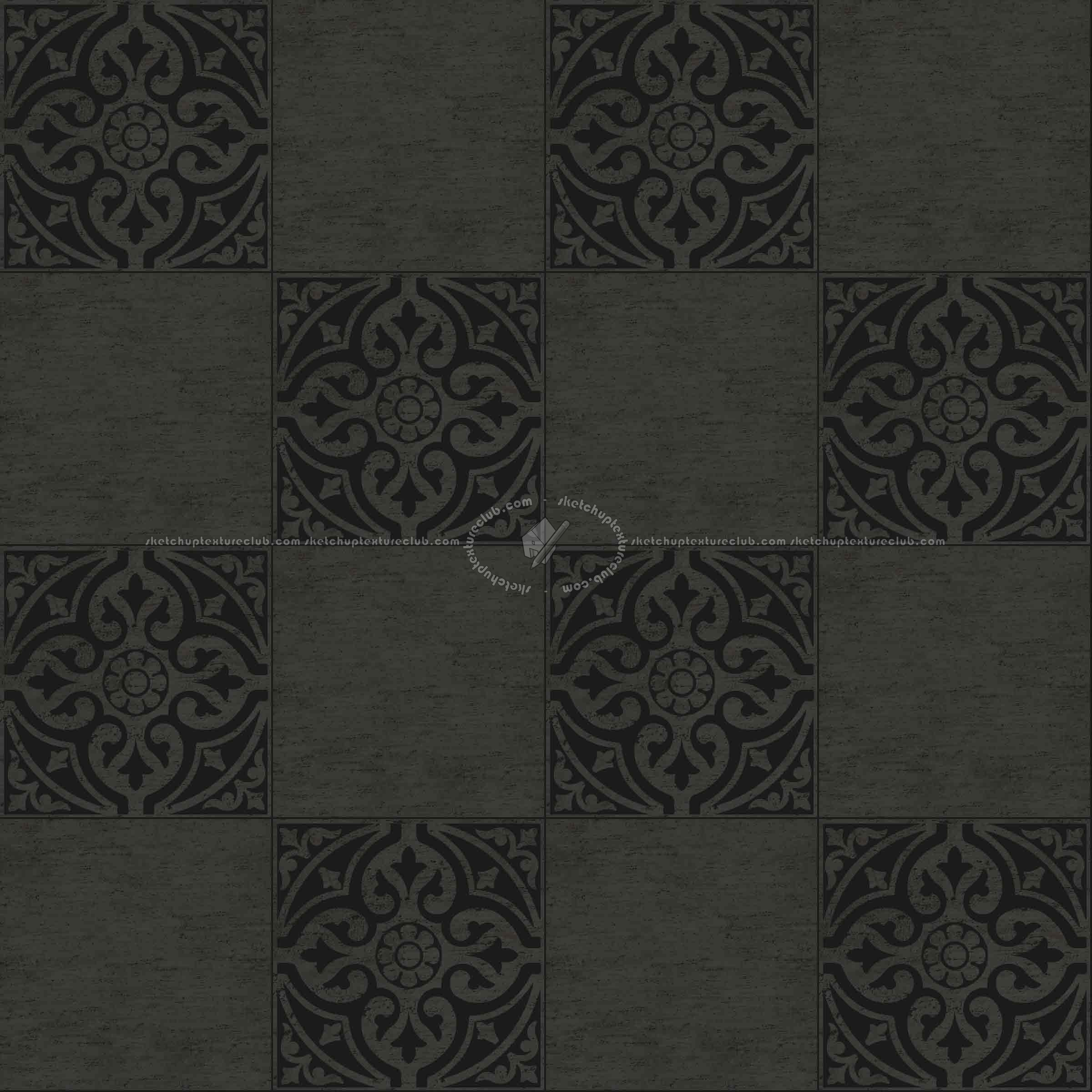 Textures   -   ARCHITECTURE   -   TILES INTERIOR   -   Marble tiles   -   Travertine  - Travertine floor tile texture seamless 14669 - Specular