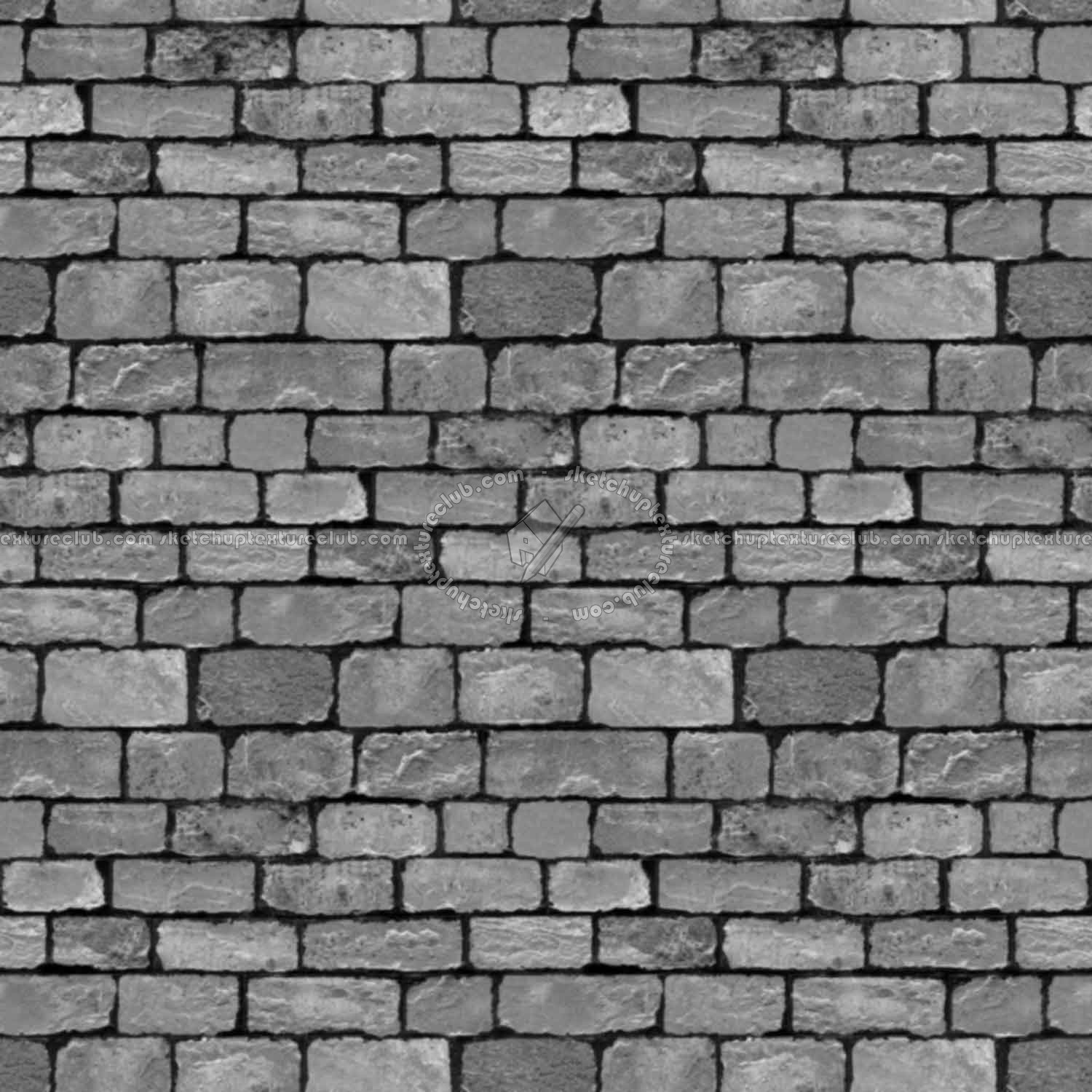 Textures   -   ARCHITECTURE   -   STONES WALLS   -   Stone blocks  - Wall stone with regular blocks texture seamless 08302 - Bump