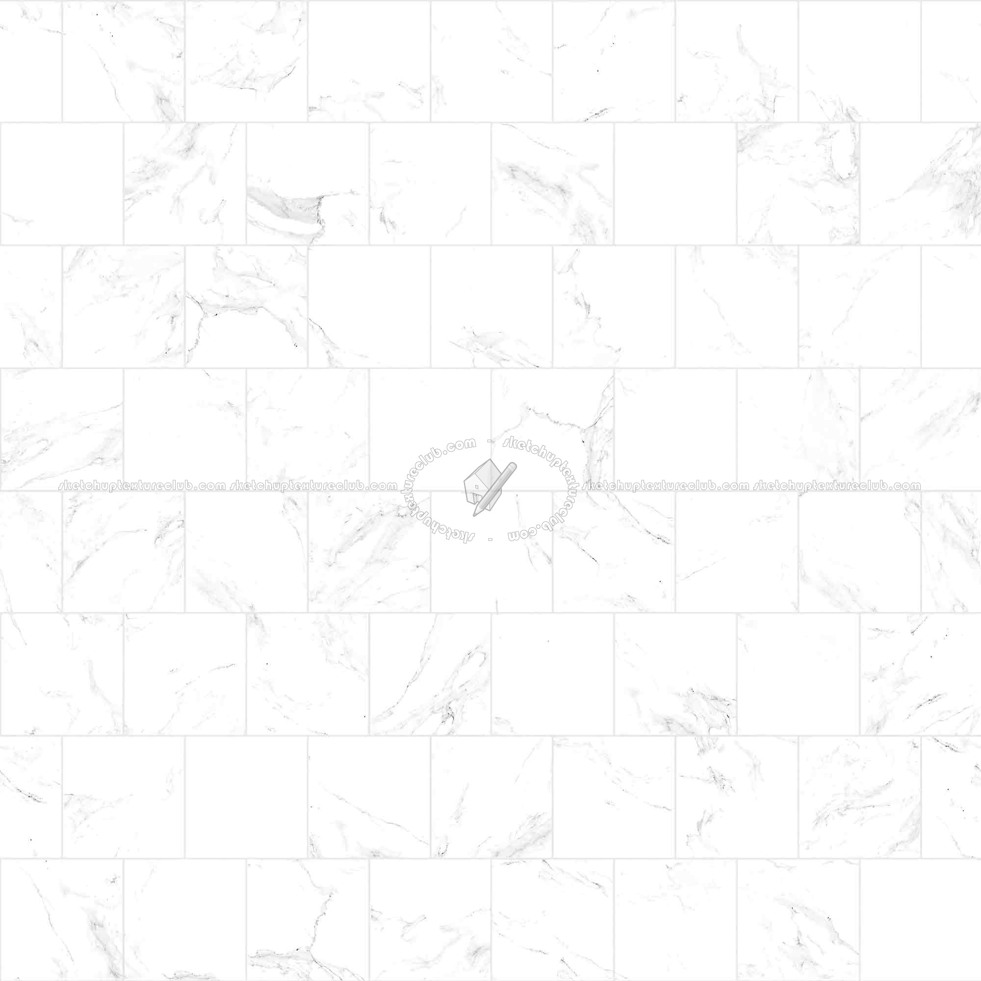 Textures   -   ARCHITECTURE   -   TILES INTERIOR   -   Marble tiles   -   White  - Carrara marble floor PBR texture seamless 22065 - Ambient occlusion