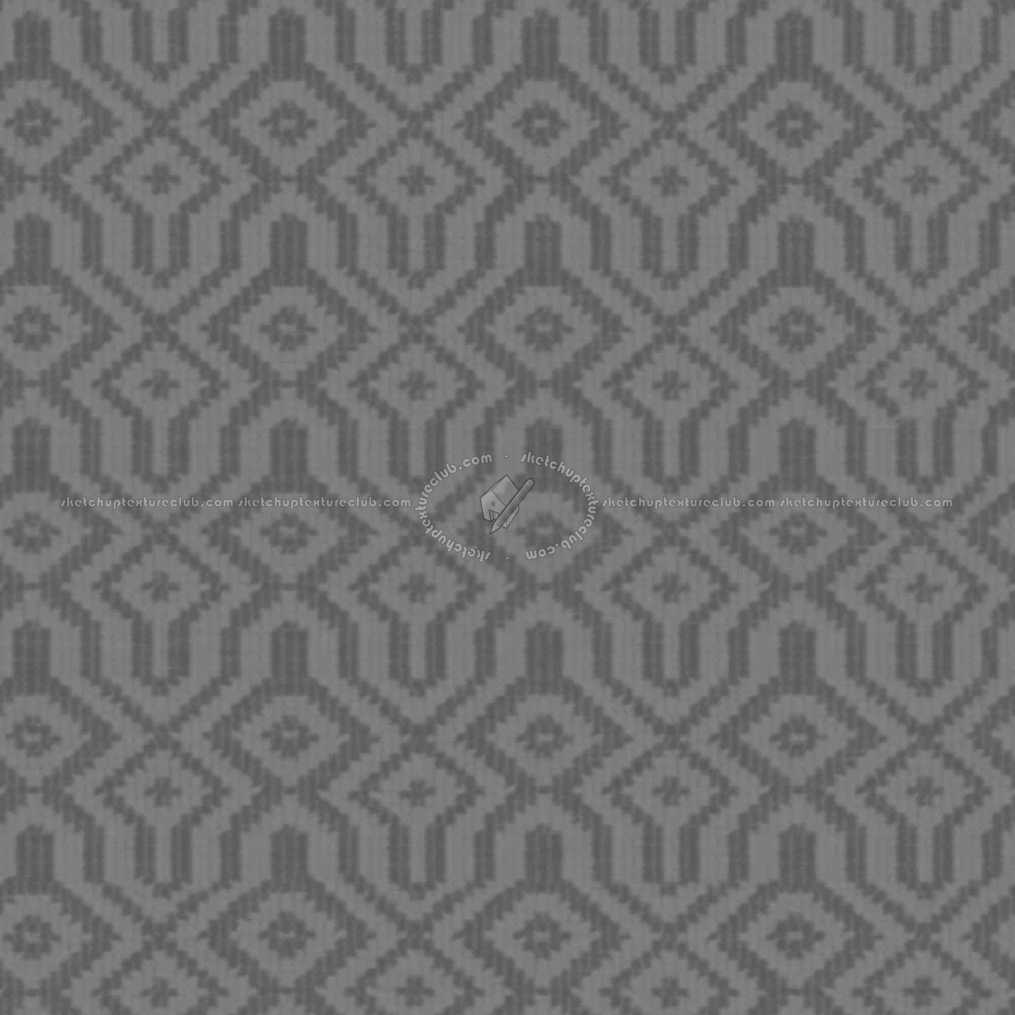Textures   -   MATERIALS   -   FABRICS   -   Jaquard  - Jaquard fabric texture seamless 19648 - Displacement