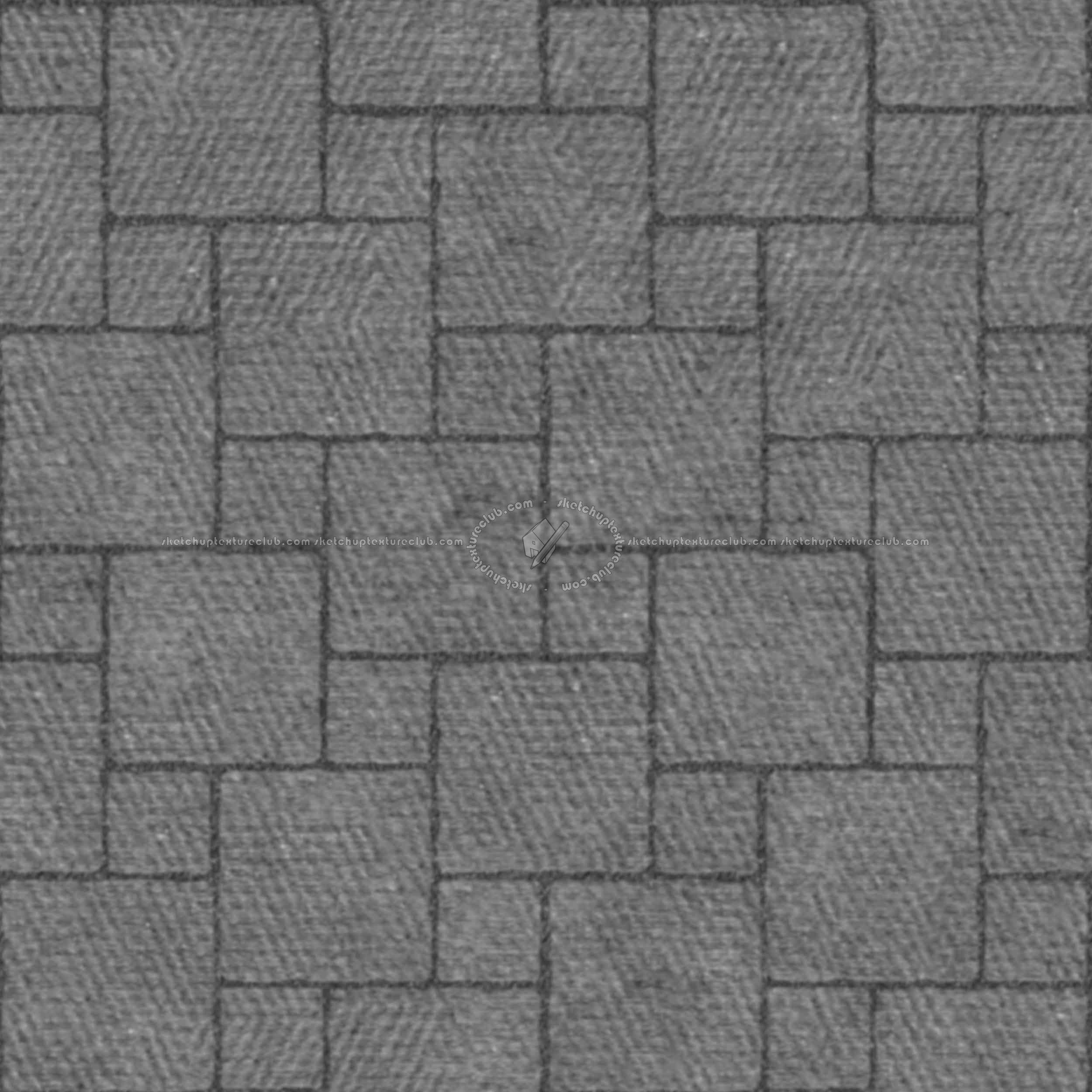 Textures   -   ARCHITECTURE   -   PAVING OUTDOOR   -   Concrete   -   Blocks regular  - Paving outdoor concrete regular block texture seamless 05725 - Displacement