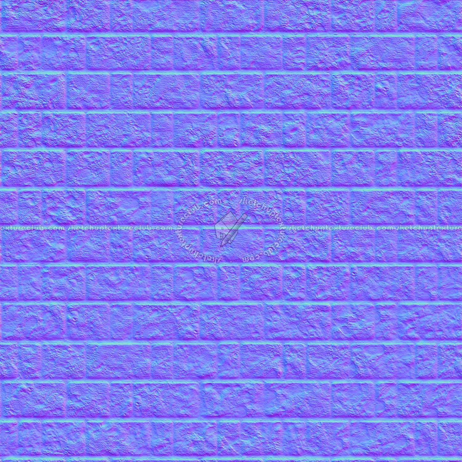 Textures   -   ARCHITECTURE   -   STONES WALLS   -   Stone blocks  - Wall stone with regular blocks texture seamless 08391 - Normal