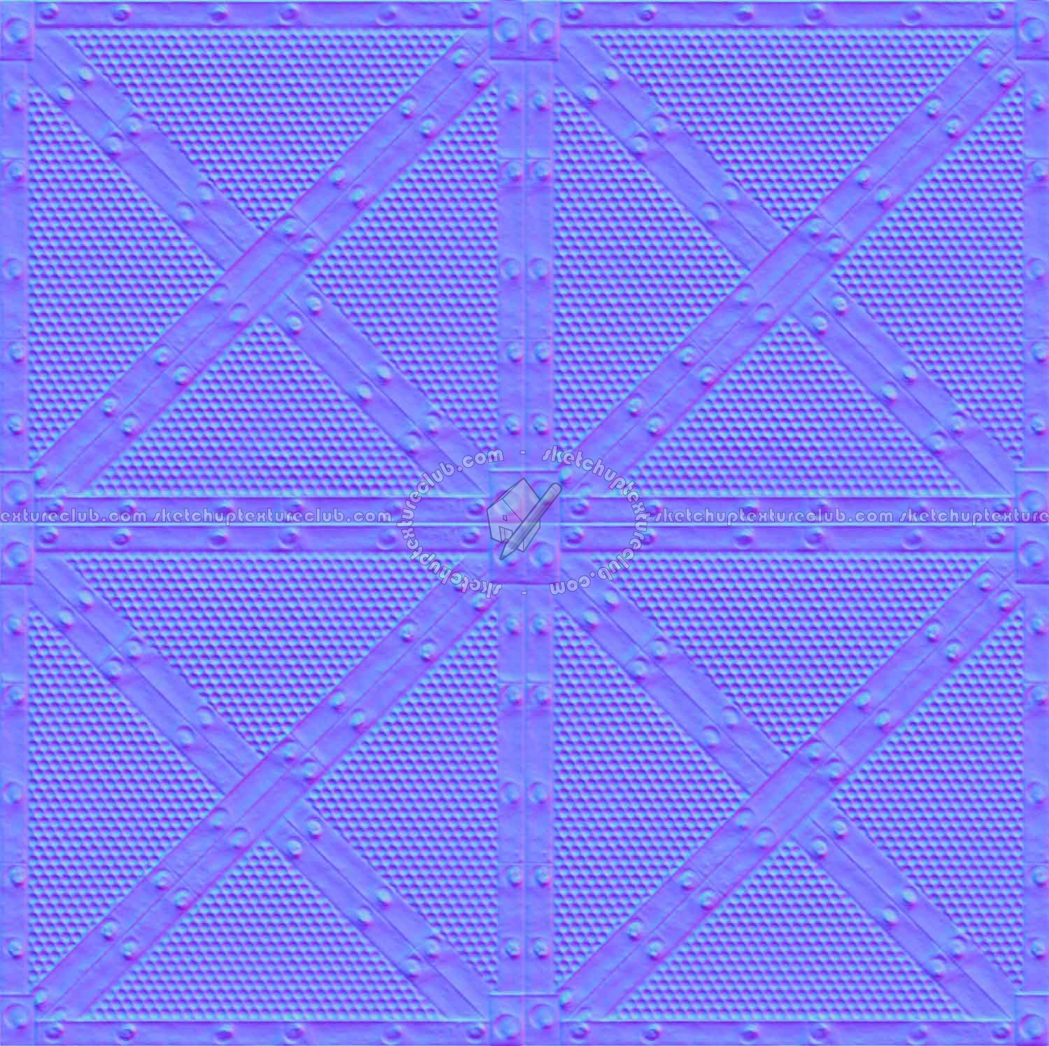 Textures   -   MATERIALS   -   METALS   -   Perforated  - cargo box metal texture-seamless 21359 - Normal