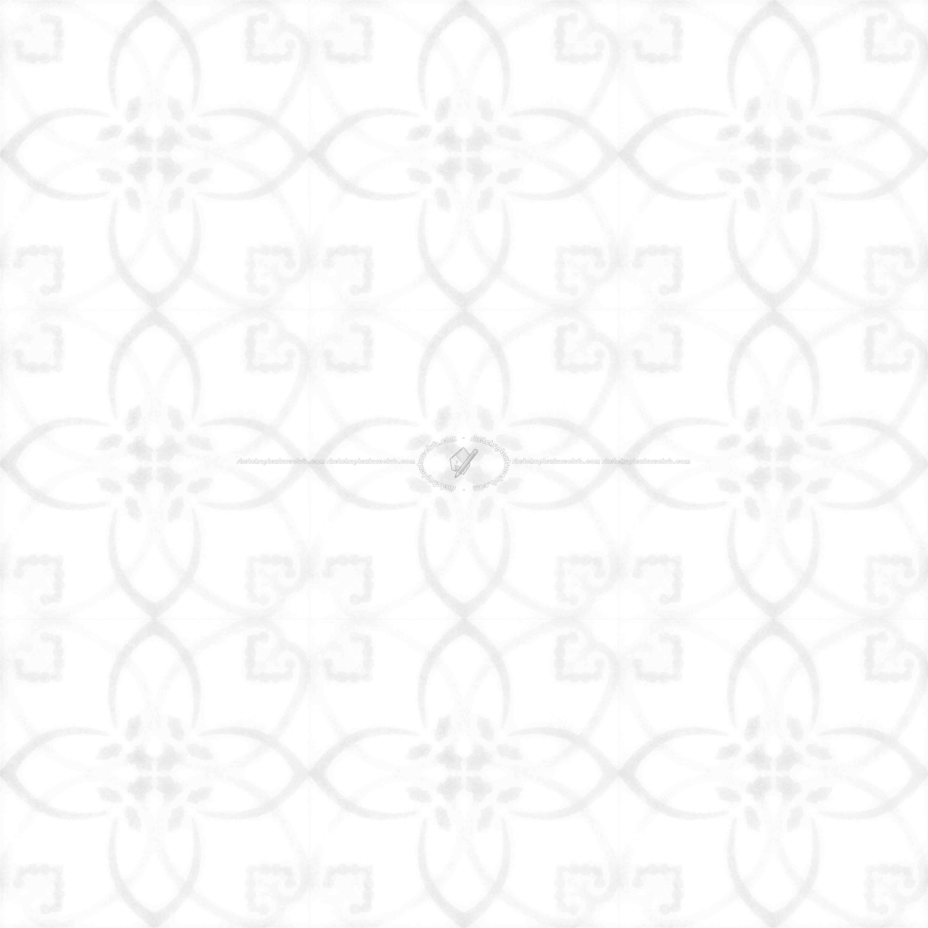 Textures   -   ARCHITECTURE   -   TILES INTERIOR   -   Cement - Encaustic   -   Cement  - Cement concrete tile texture seamless 21053 - Ambient occlusion