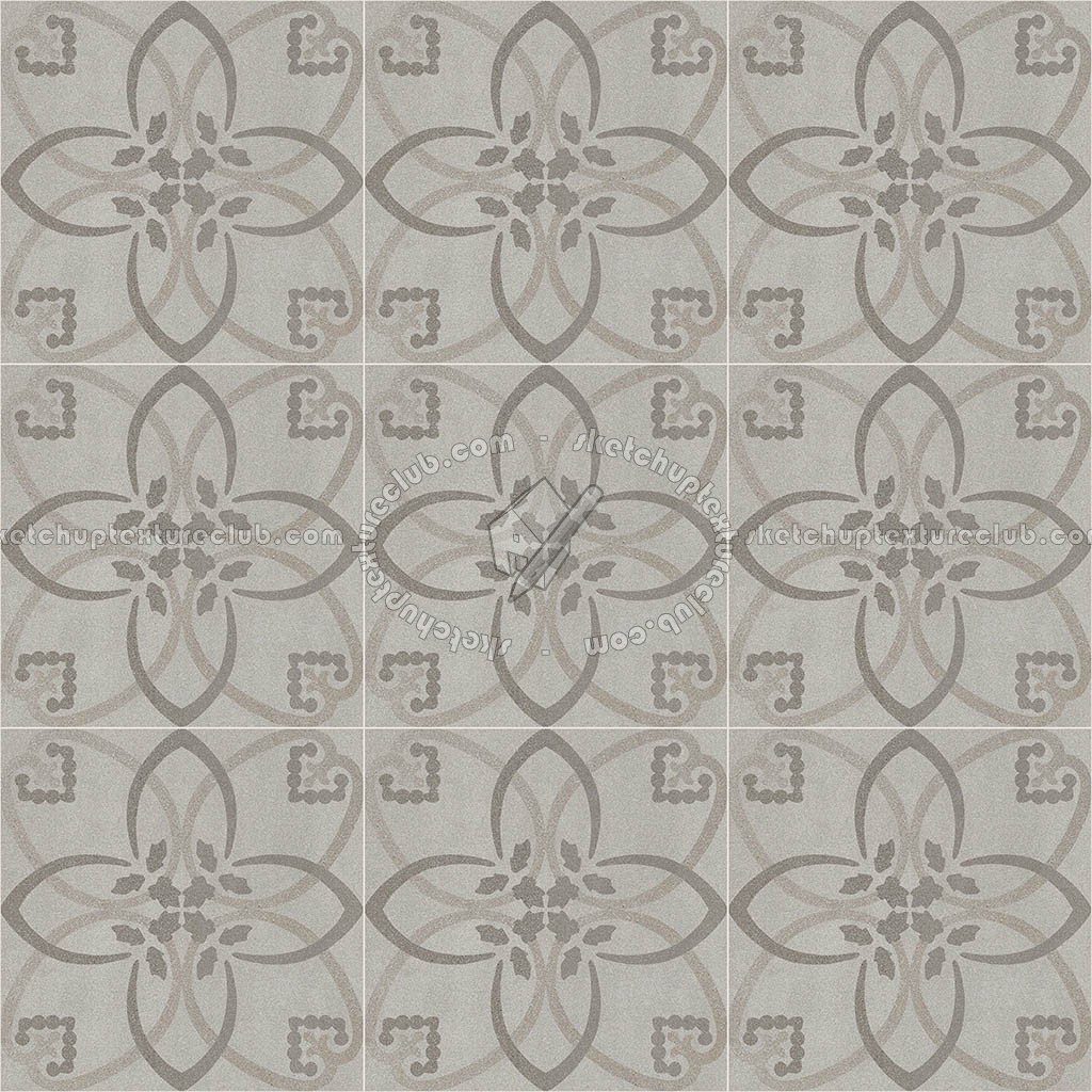 Textures   -   ARCHITECTURE   -   TILES INTERIOR   -   Cement - Encaustic   -   Cement  - Cement concrete tile texture seamless 21053 (seamless)