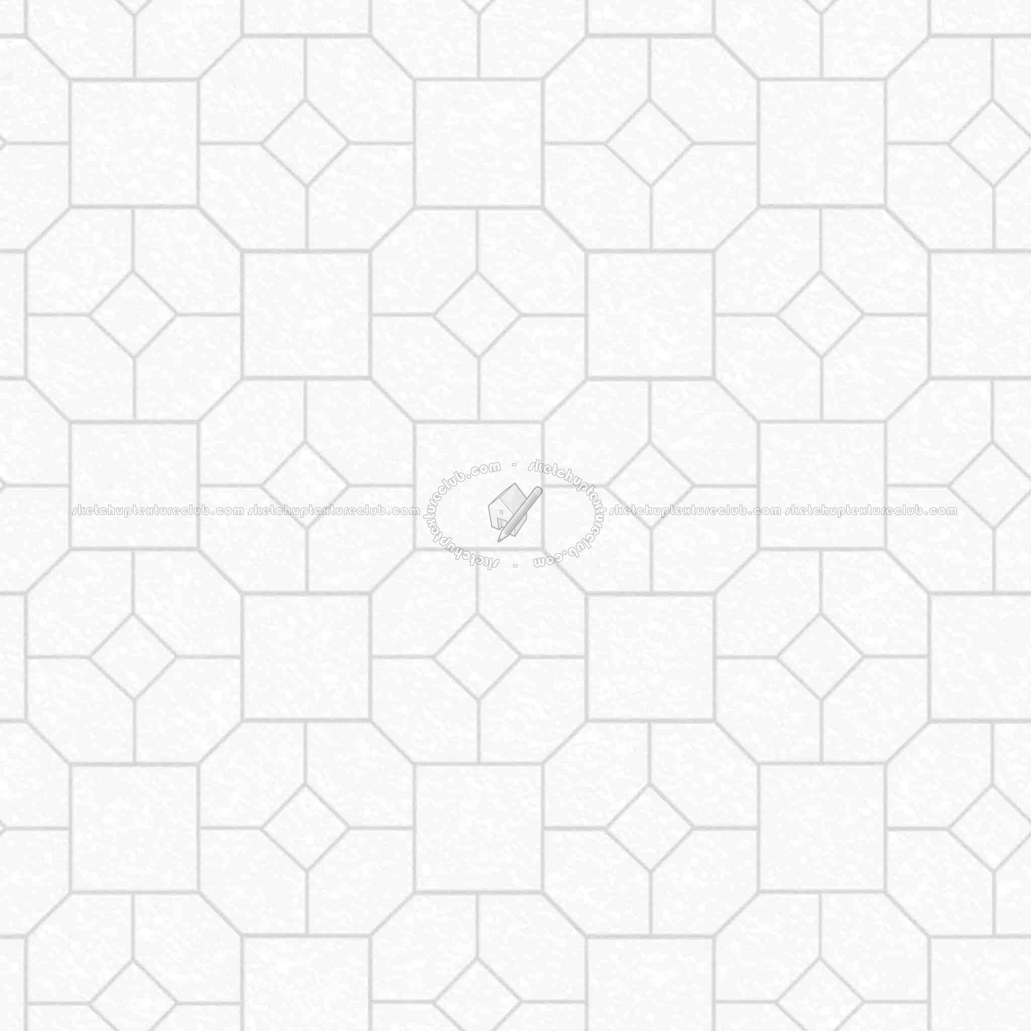 Textures   -   ARCHITECTURE   -   PAVING OUTDOOR   -   Pavers stone   -   Blocks mixed  - Pavers stone mixed size texture seamless 06187 - Ambient occlusion