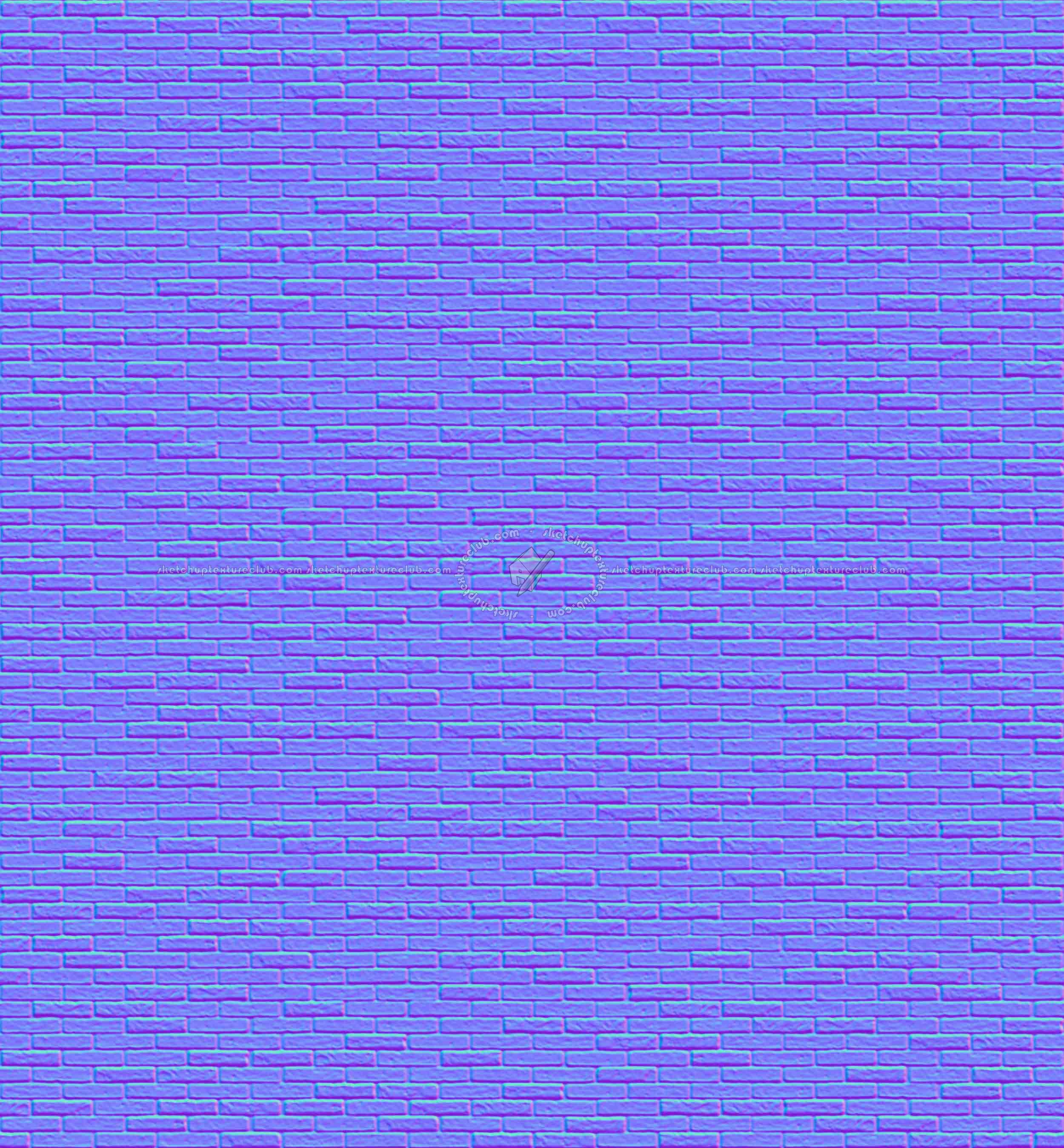 Textures   -   ARCHITECTURE   -   BRICKS   -   Facing Bricks   -   Rustic  - Rustic bricks texture seamless 17158 - Normal