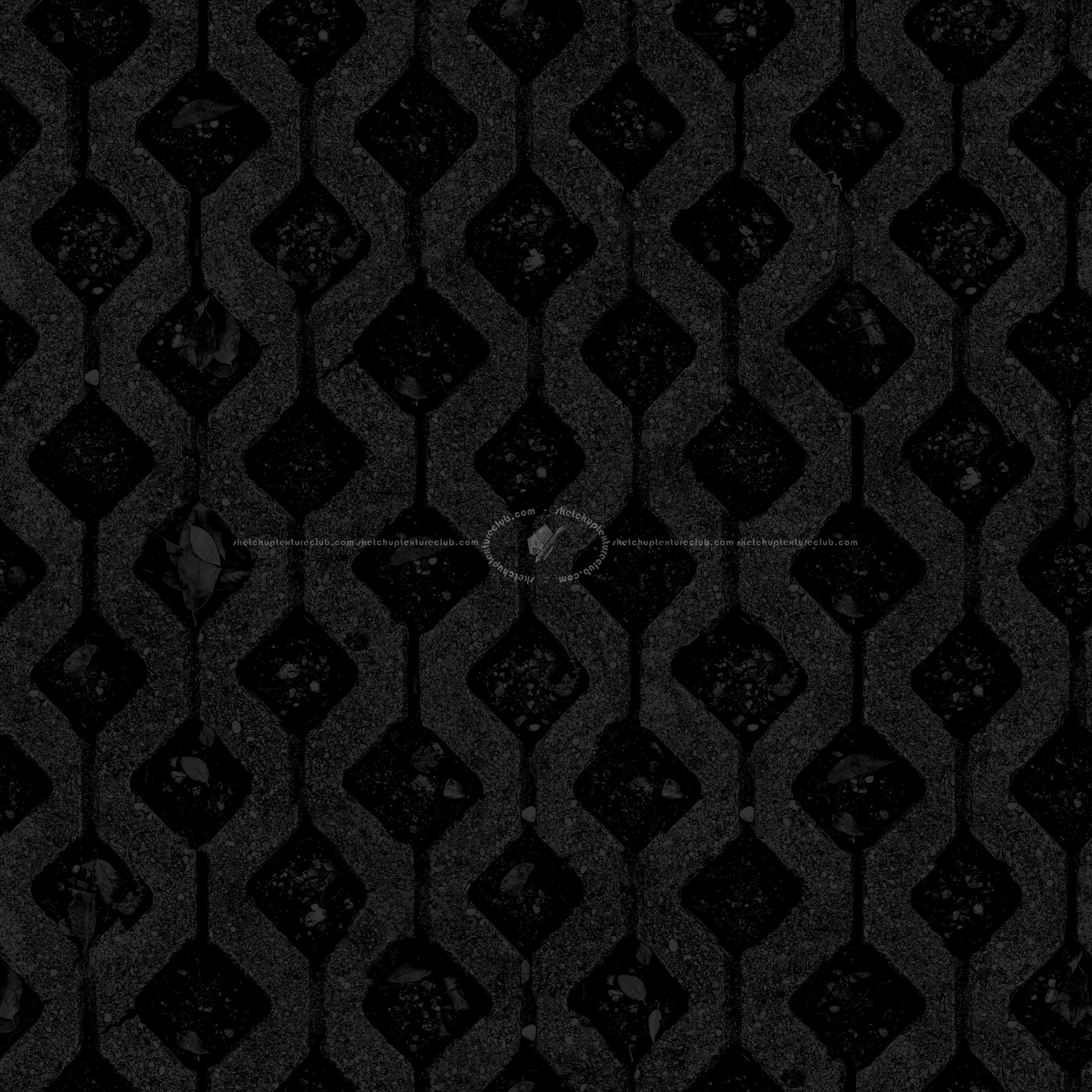 Textures   -   ARCHITECTURE   -   PAVING OUTDOOR   -   Parks Paving  - Concrete bricks paving PBR texture seamless 22194 - Specular