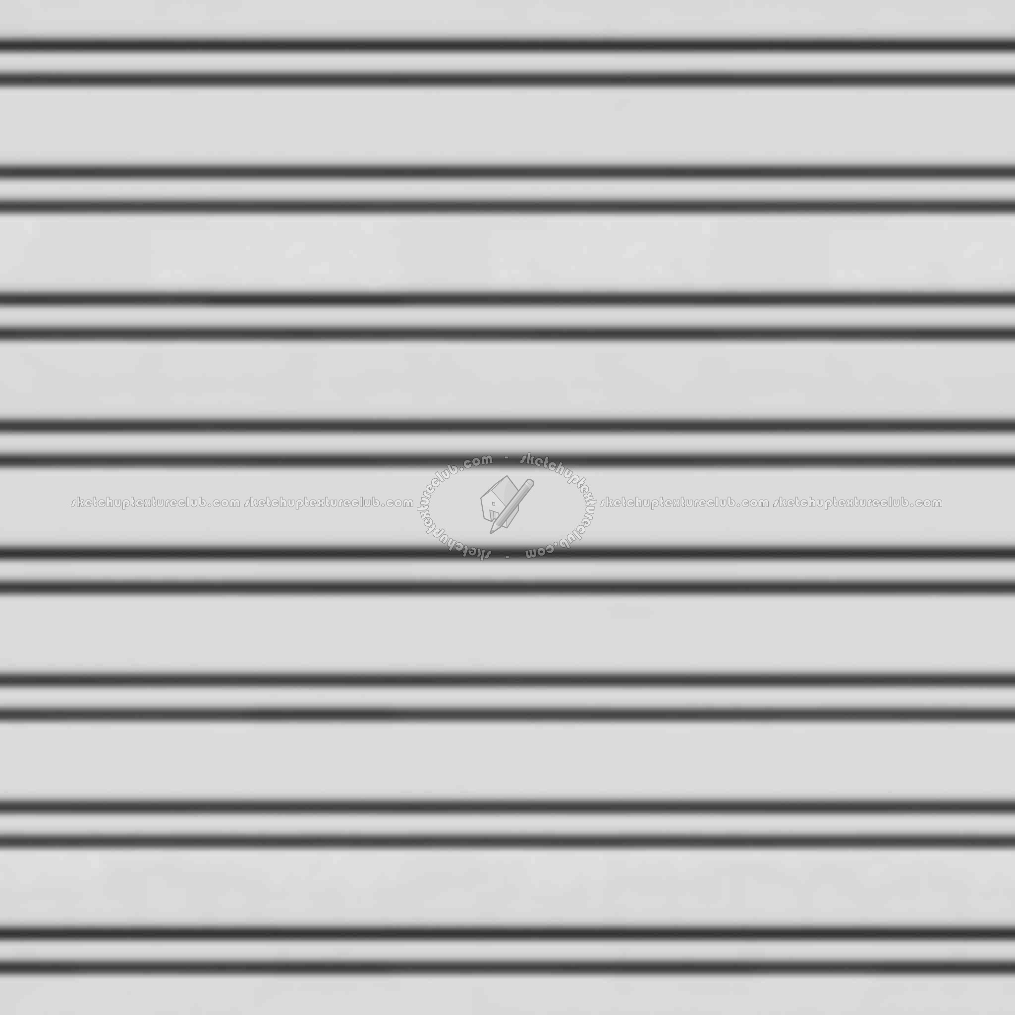 Textures   -   MATERIALS   -   METALS   -   Corrugated  - Orange painted corrugated metal texture seamless 10019 - Displacement