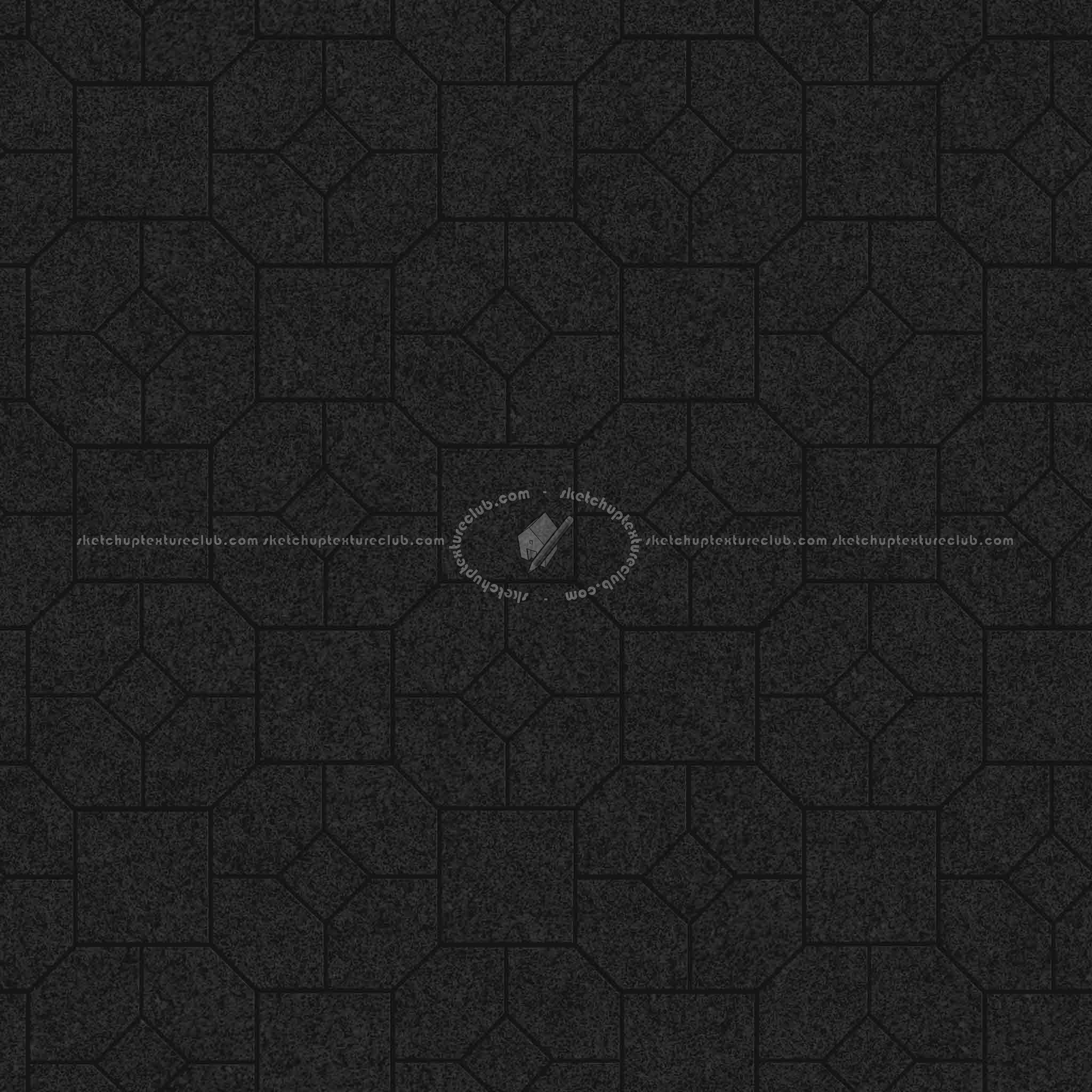 Textures   -   ARCHITECTURE   -   PAVING OUTDOOR   -   Pavers stone   -   Blocks mixed  - Pavers stone mixed size texture seamless 06188 - Specular