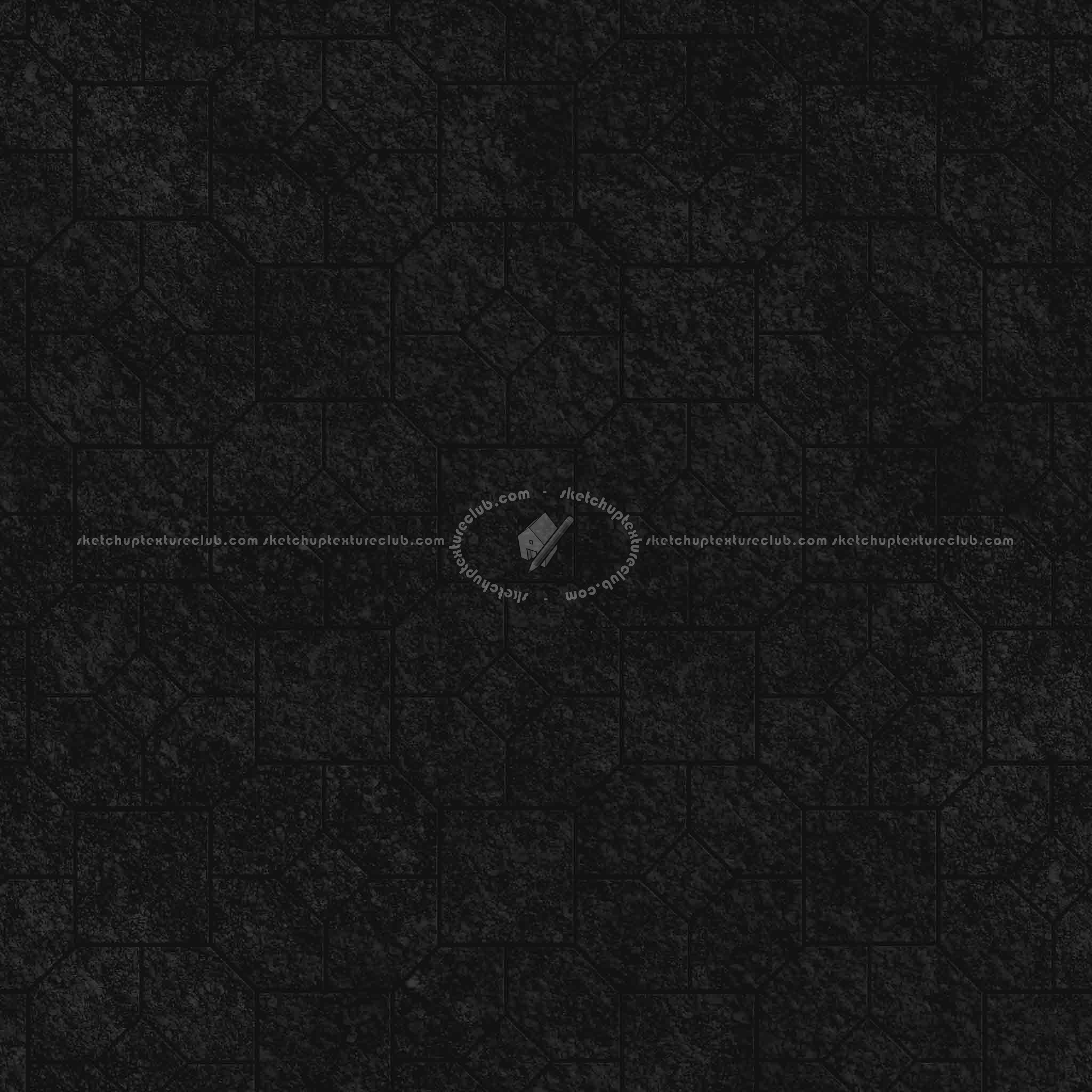 Textures   -   ARCHITECTURE   -   PAVING OUTDOOR   -   Pavers stone   -   Blocks mixed  - Pavers stone mixed size texture seamless 06189 - Specular