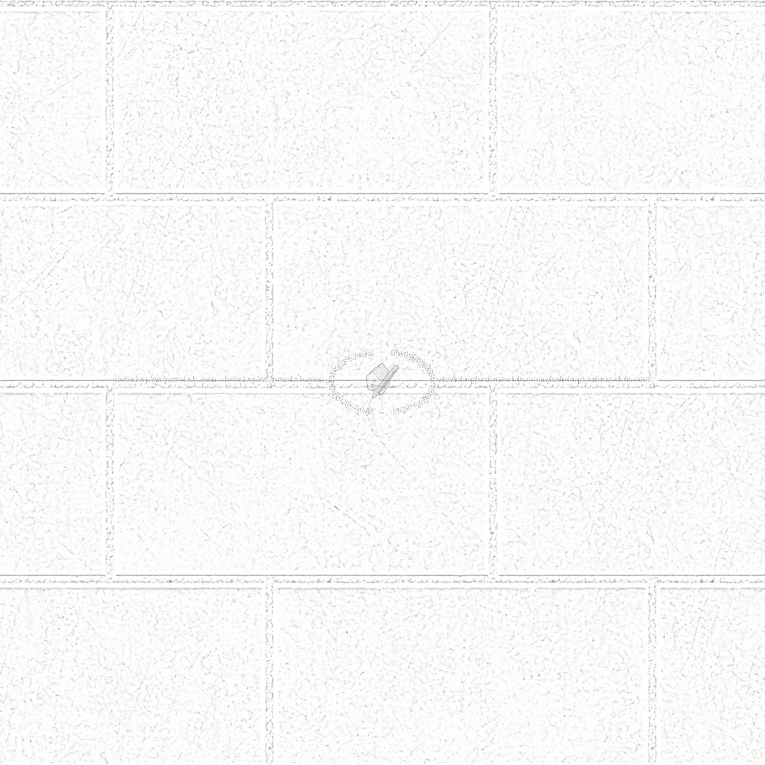 Textures - ARCHITECTURE - PAVING OUTDOOR - Concrete - Blocks regular - Paving outdoor concrete regular block texture seamless 05728 - Ambient occlusion