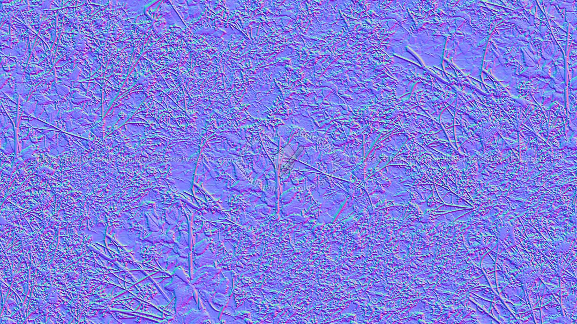 Textures   -   NATURE ELEMENTS   -   VEGETATION   -   Green grass  - Brambles texture seamless 17359 - Normal