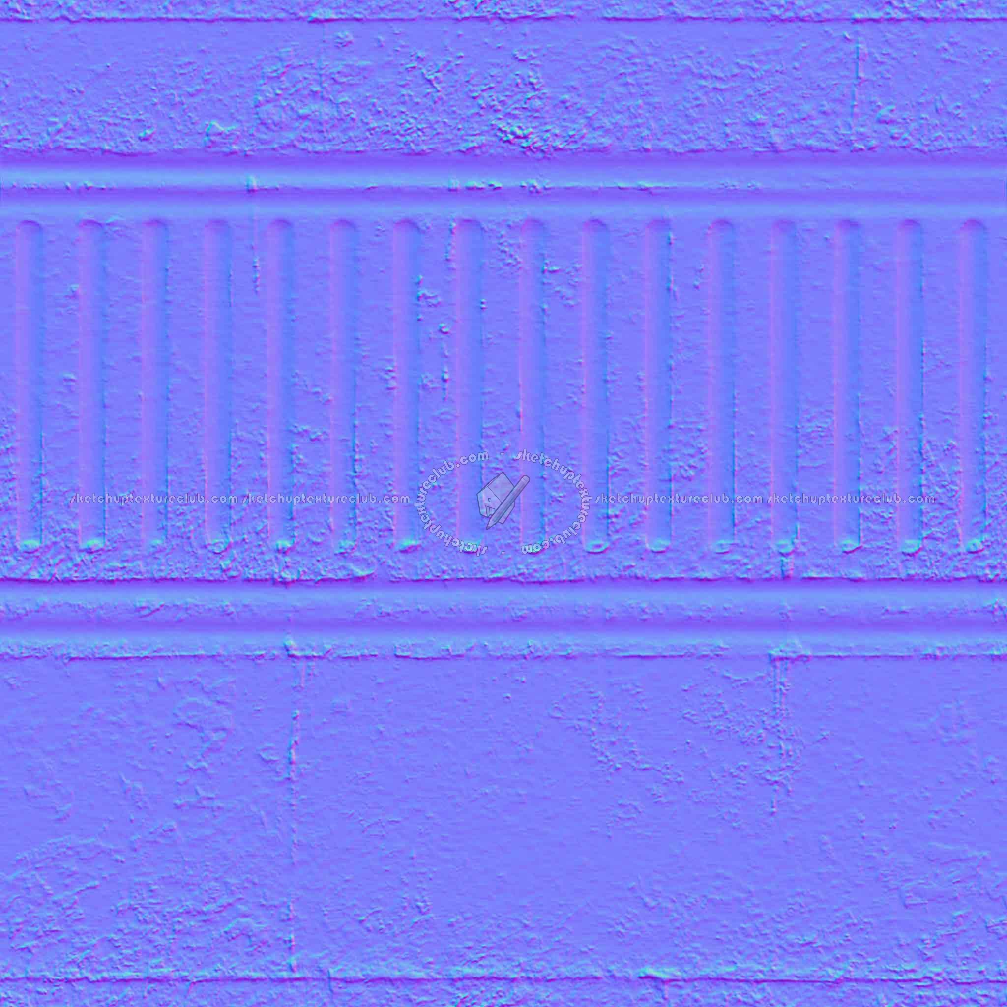 Textures   -   ARCHITECTURE   -   CONCRETE   -   Plates   -   Dirty  - Concrete dirt plates wall texture seamless 01762 - Normal