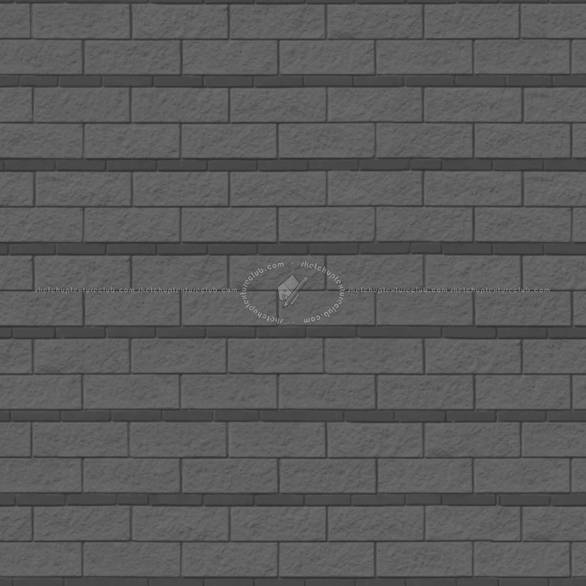 Textures   -   ARCHITECTURE   -   CONCRETE   -   Plates   -   Clean  - Concrete plates wall with briks texture seamless 18044 - Displacement