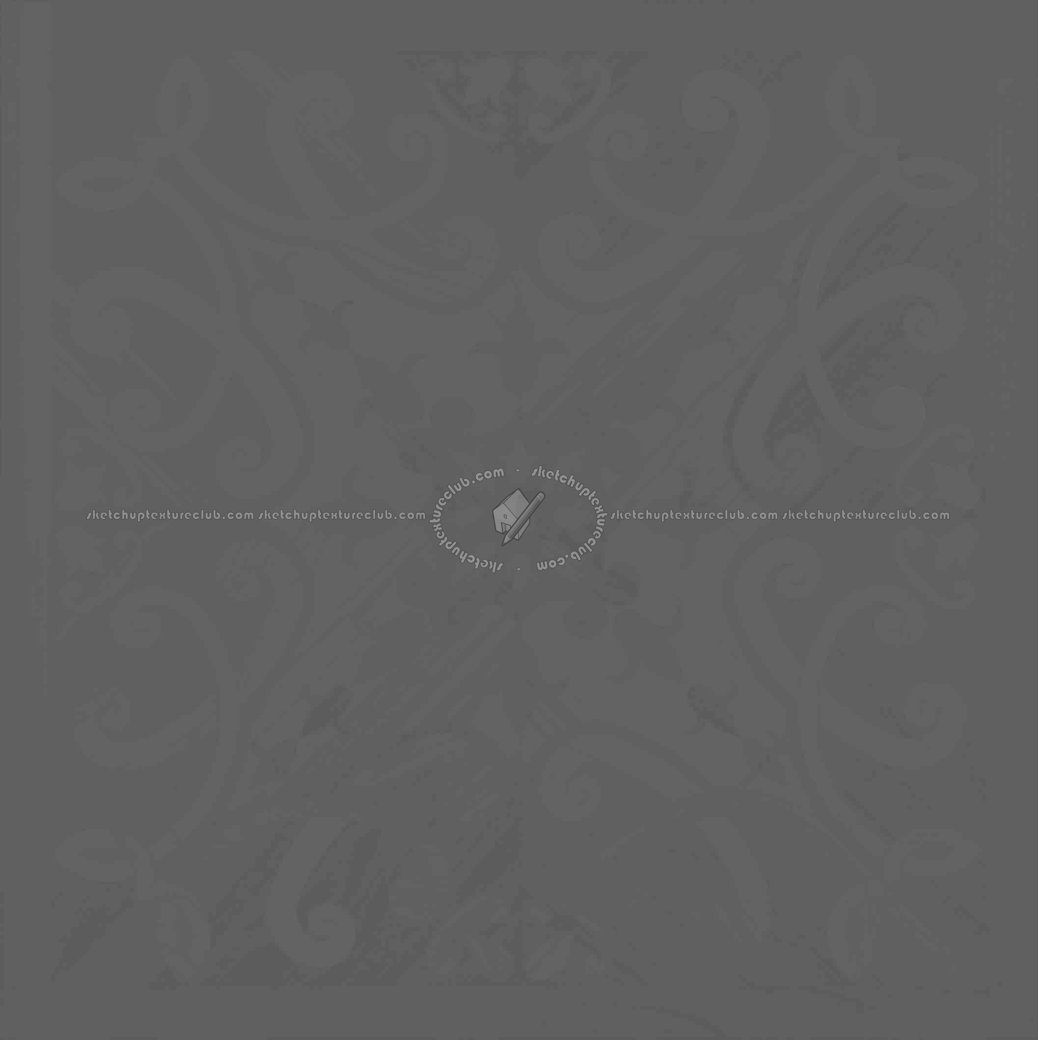 Textures   -   ARCHITECTURE   -   WOOD FLOORS   -   Decorated  - decorated floral parquet texture seamless 21424 - Specular