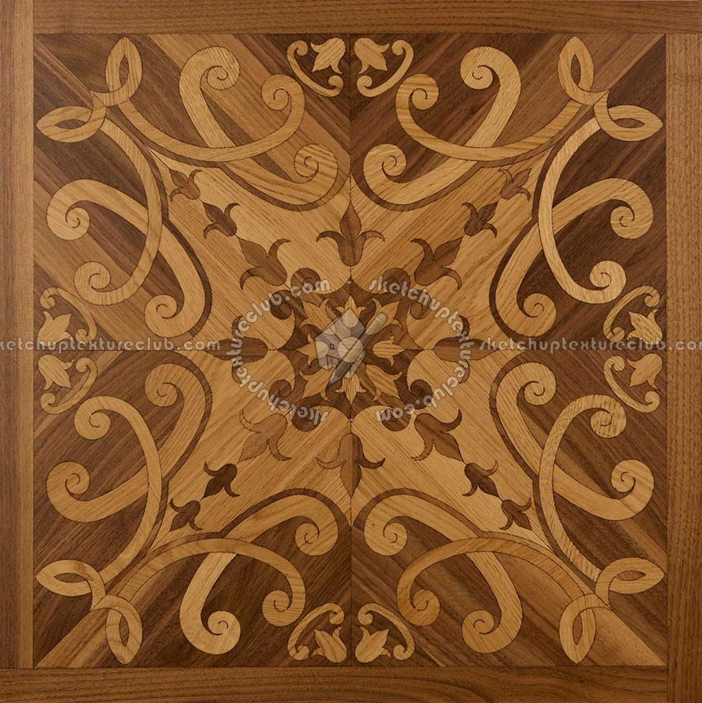 Textures   -   ARCHITECTURE   -   WOOD FLOORS   -   Decorated  - decorated floral parquet texture seamless 21424