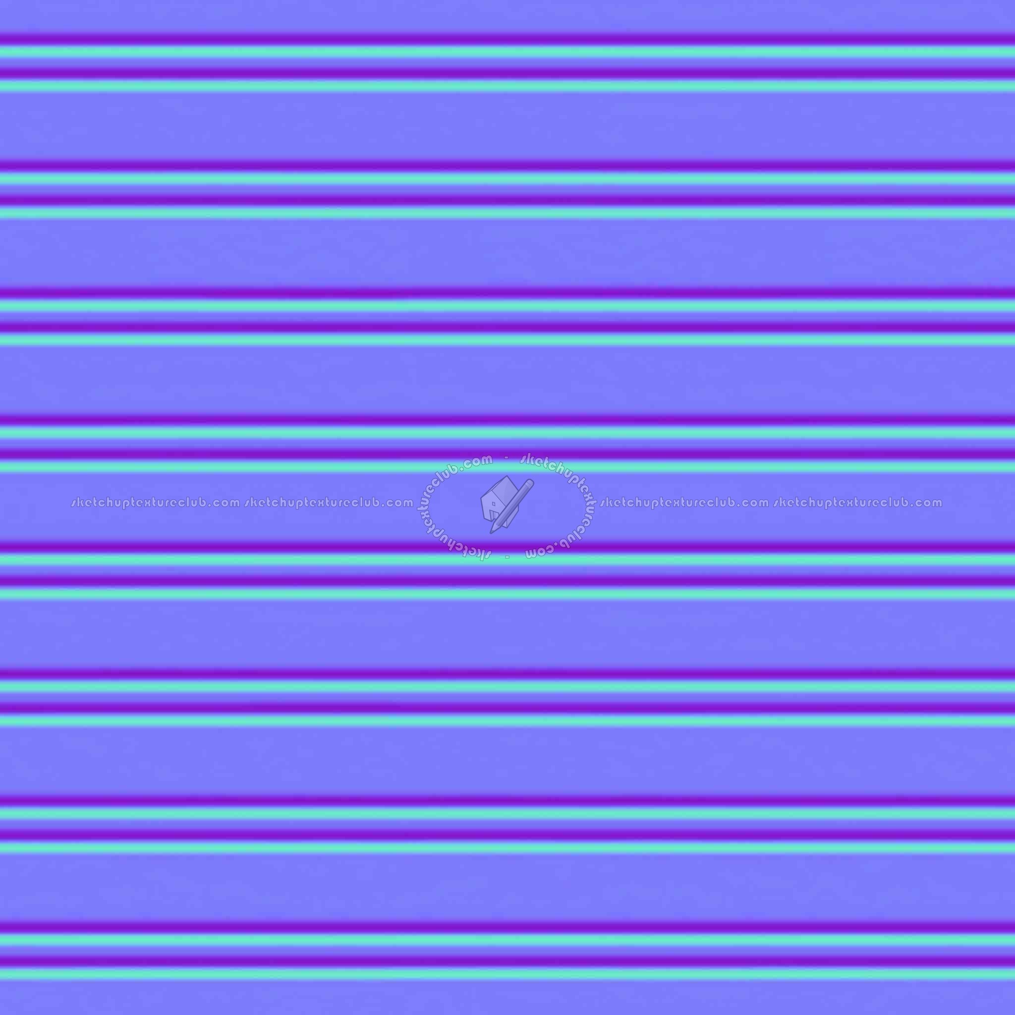 Textures   -   MATERIALS   -   METALS   -   Corrugated  - Ocean blue painted corrugated metal texture seamless 10021 - Normal