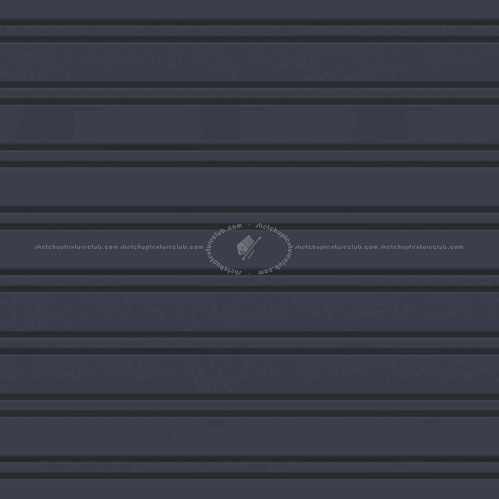 Textures   -   MATERIALS   -   METALS   -   Corrugated  - Ocean blue painted corrugated metal texture seamless 10021 - Specular