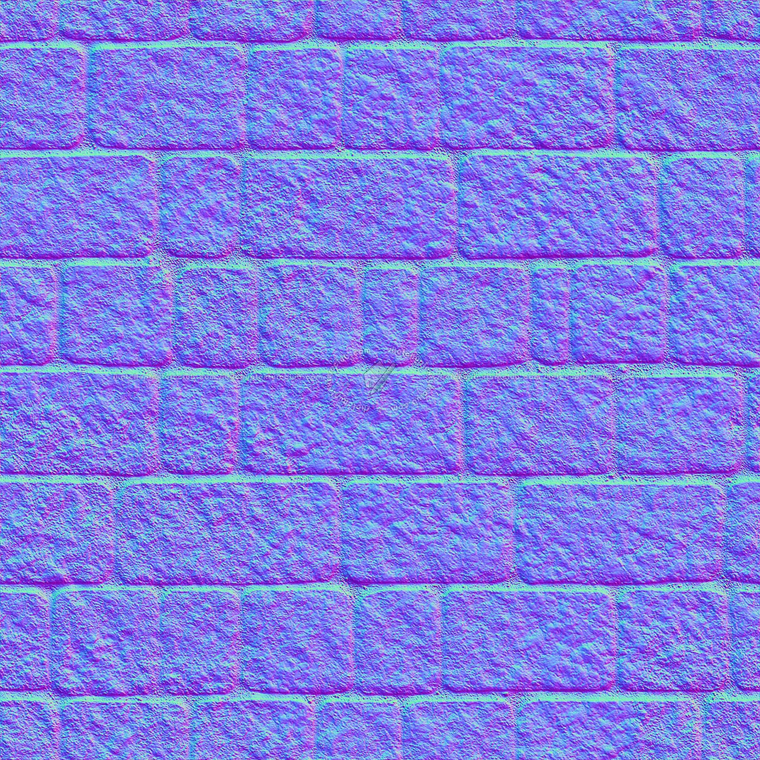 Textures   -   ARCHITECTURE   -   ROADS   -   Paving streets   -   Cobblestone  - Street paving cobblestone texture seamless 07436 - Normal