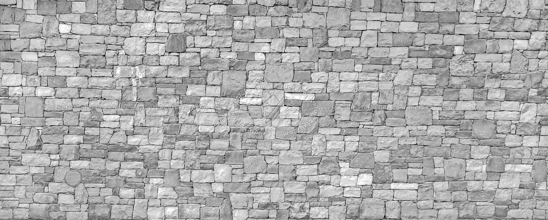 Textures   -   ARCHITECTURE   -   STONES WALLS   -   Stone blocks  - Wall stone blocks texture seamless 20490 - Bump