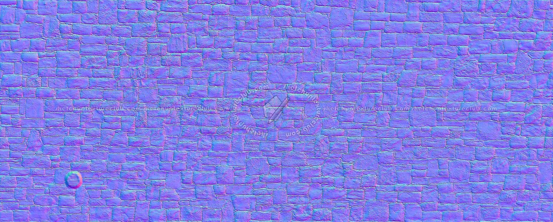 Textures   -   ARCHITECTURE   -   STONES WALLS   -   Stone blocks  - Wall stone blocks texture seamless 20490 - Normal