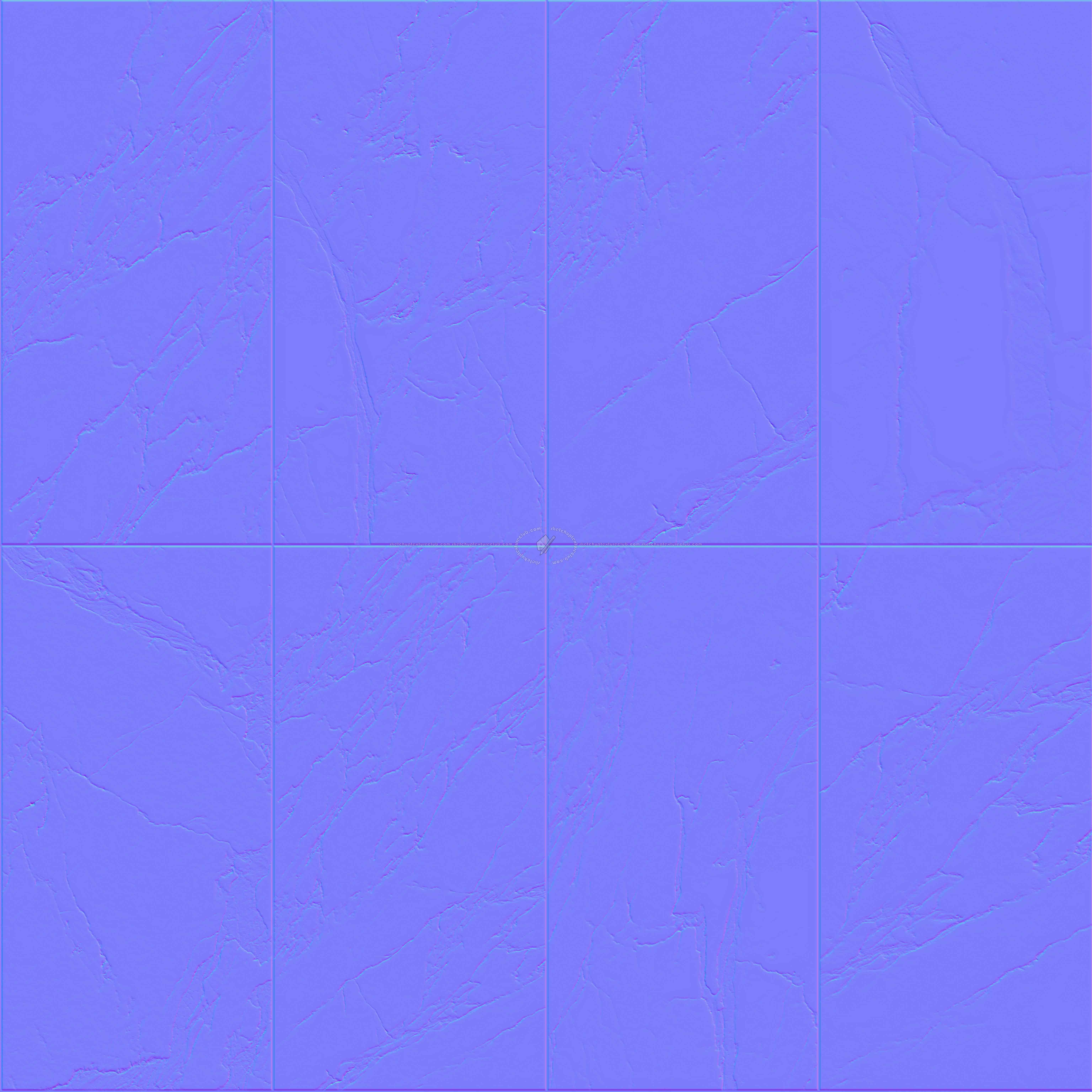 Textures   -   ARCHITECTURE   -   TILES INTERIOR   -   Marble tiles   -   White  - Calacatta marble tiles PBR texture seamless 22258 - Normal