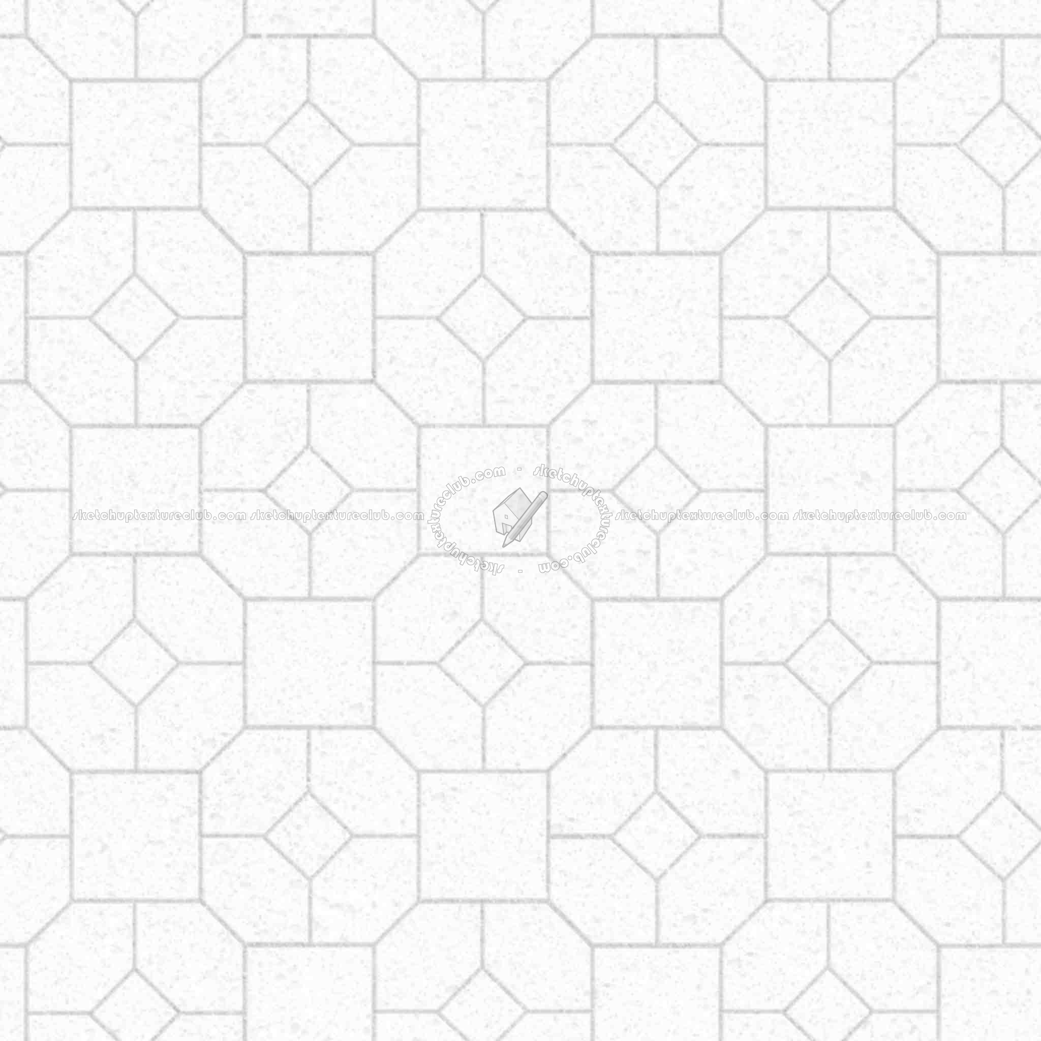 Textures   -   ARCHITECTURE   -   PAVING OUTDOOR   -   Pavers stone   -   Blocks mixed  - Pavers stone mixed size texture seamless 06191 - Ambient occlusion