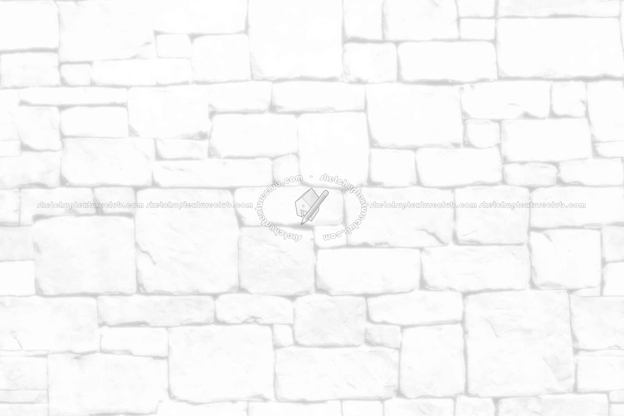 Textures   -   ARCHITECTURE   -   STONES WALLS   -   Stone blocks  - Wall stone blocks texture seamless 20494 - Ambient occlusion